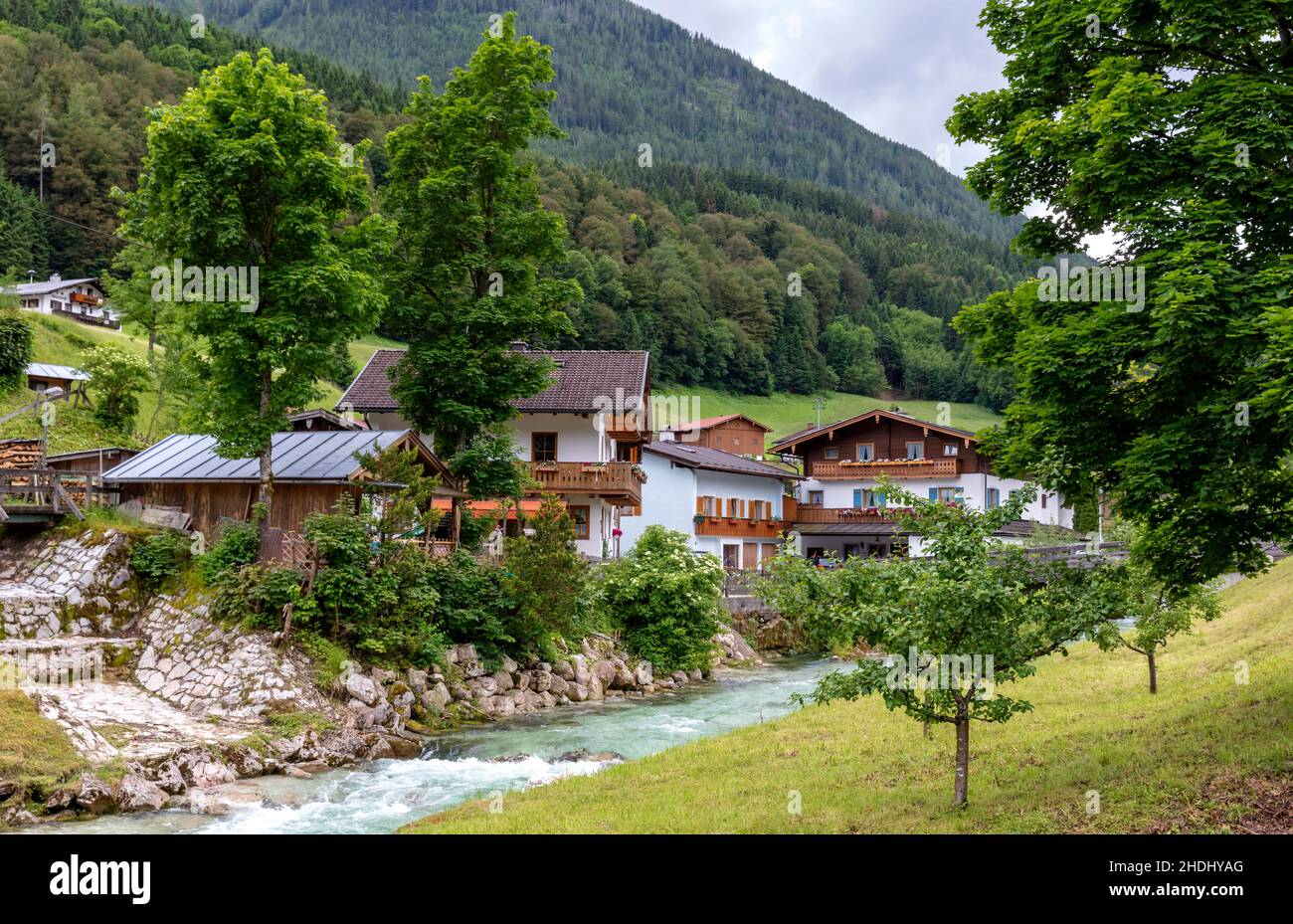 Ramsau bei berchtesgaden Foto de stock