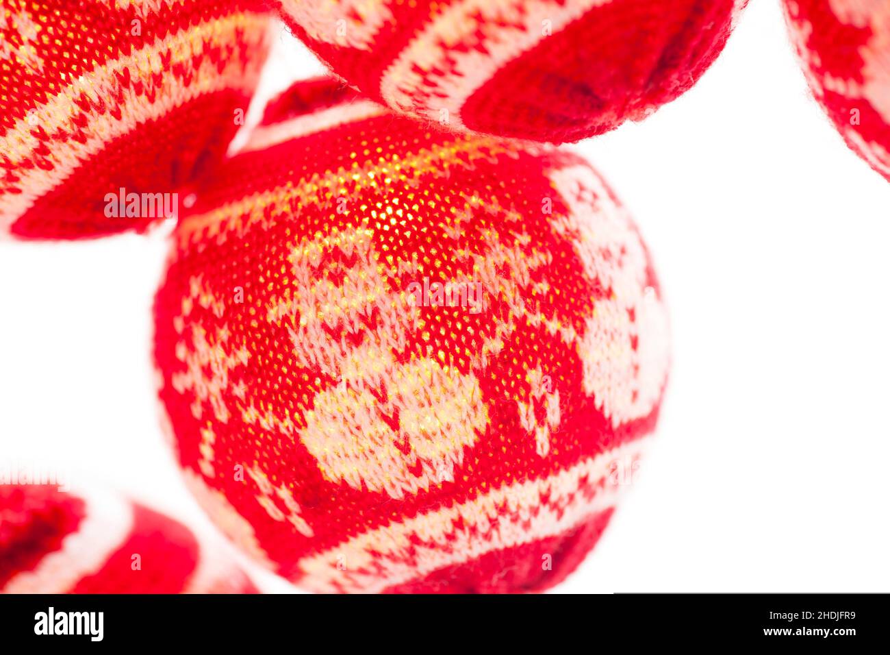 bola de navidad, decoración de navidad, ganchillo, bolas de navidad, decoraciones de navidad, crochets Foto de stock