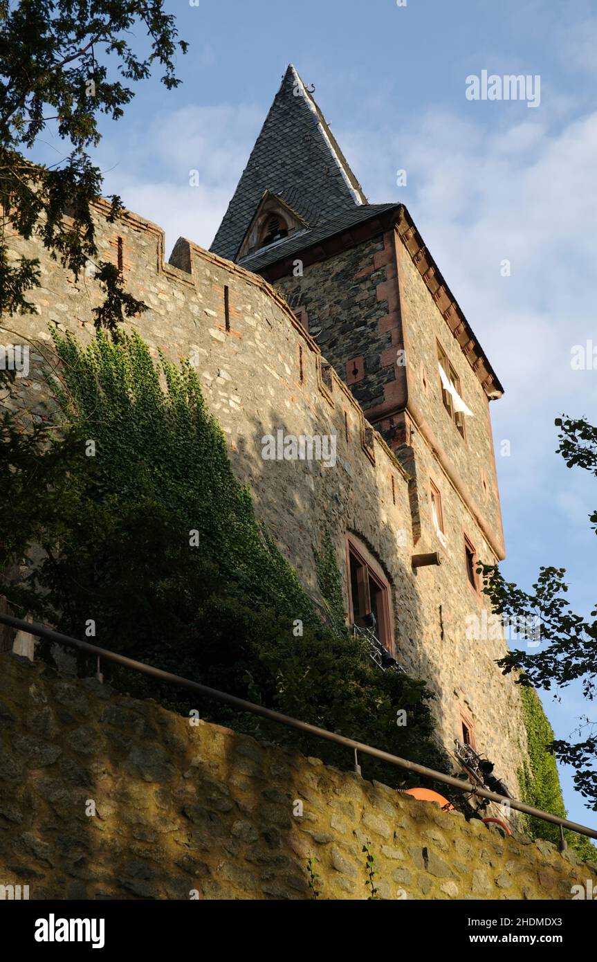 edad media, castillo de frankenstein Fotografía de stock Alamy