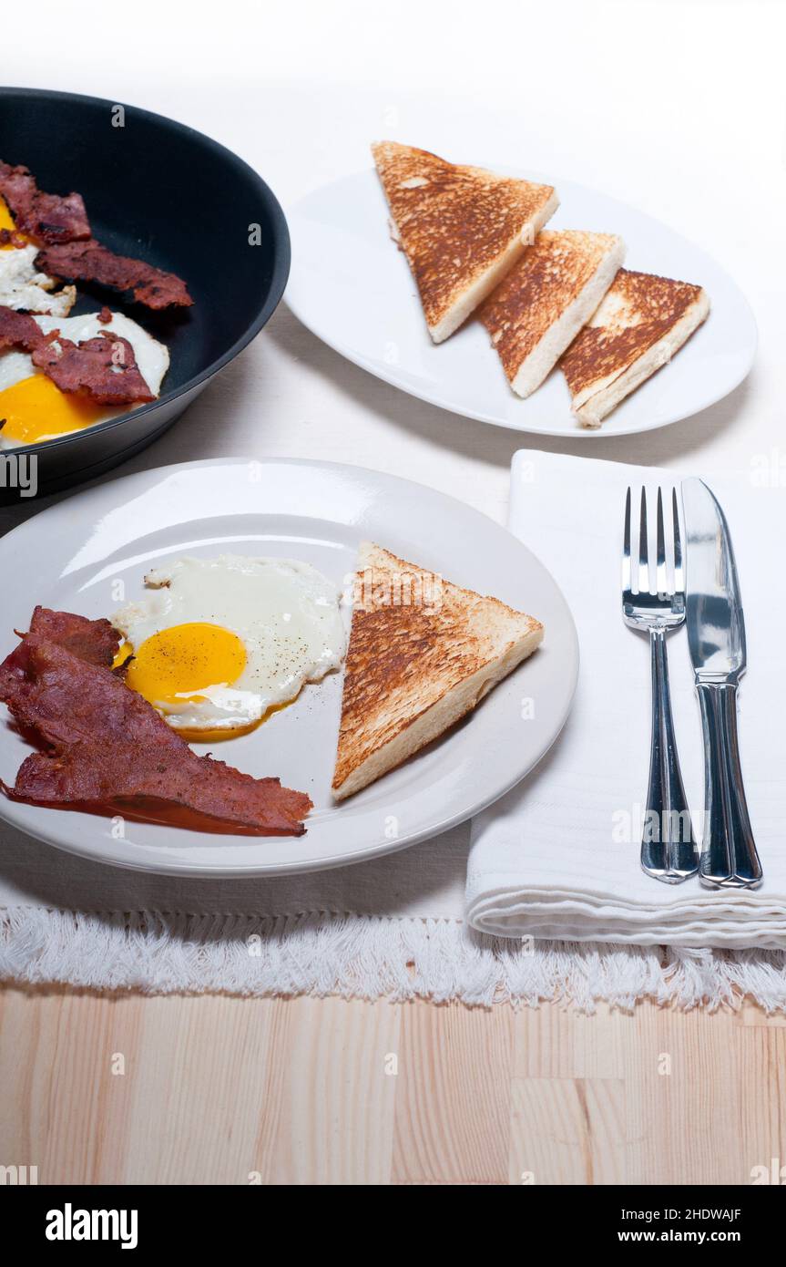 desayuno inglés, británico, inglés, desayuno inglés Foto de stock