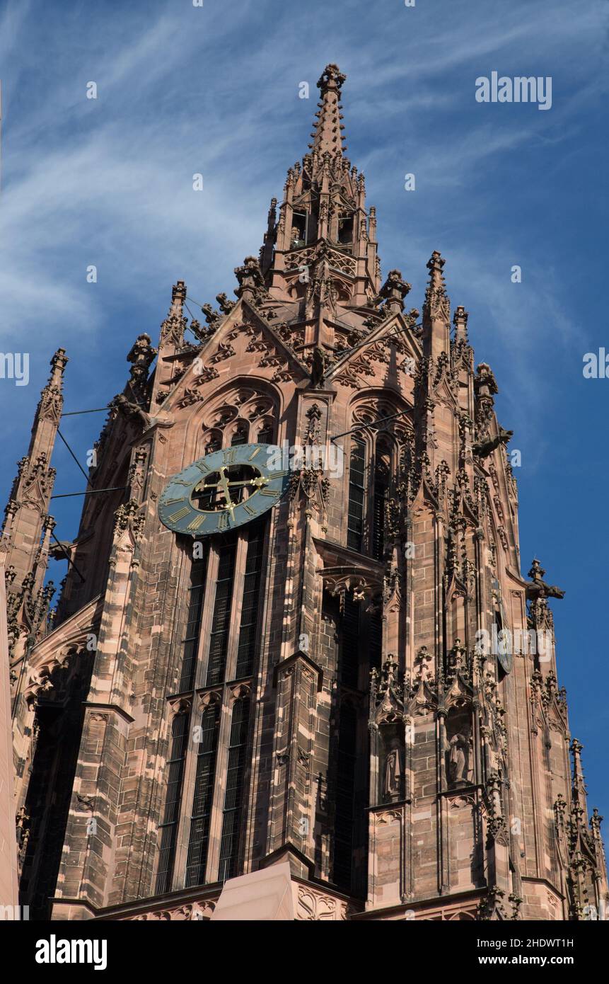 frankfurt, catedrales imperiales, frurtas Foto de stock