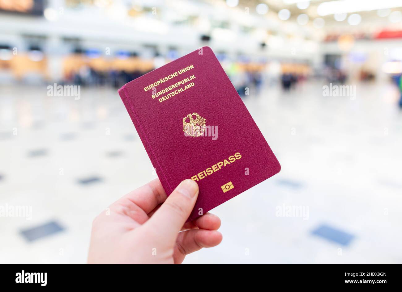 pasaporte, cultura alemana, pasaportes, culturas alemanas Foto de stock