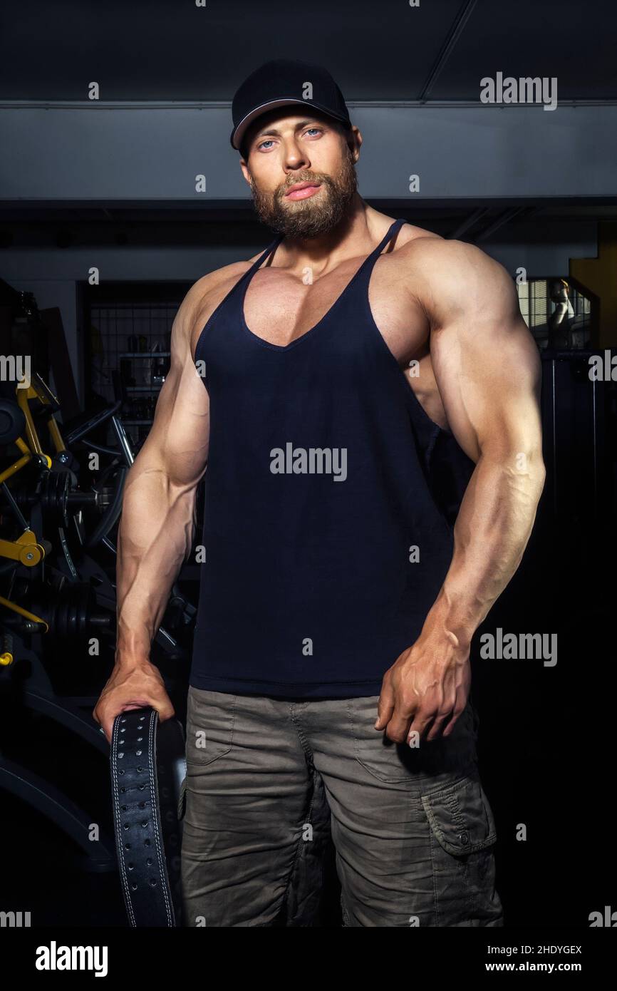 hombre, musculoso construir, culturista, hombre, hombres, musculares