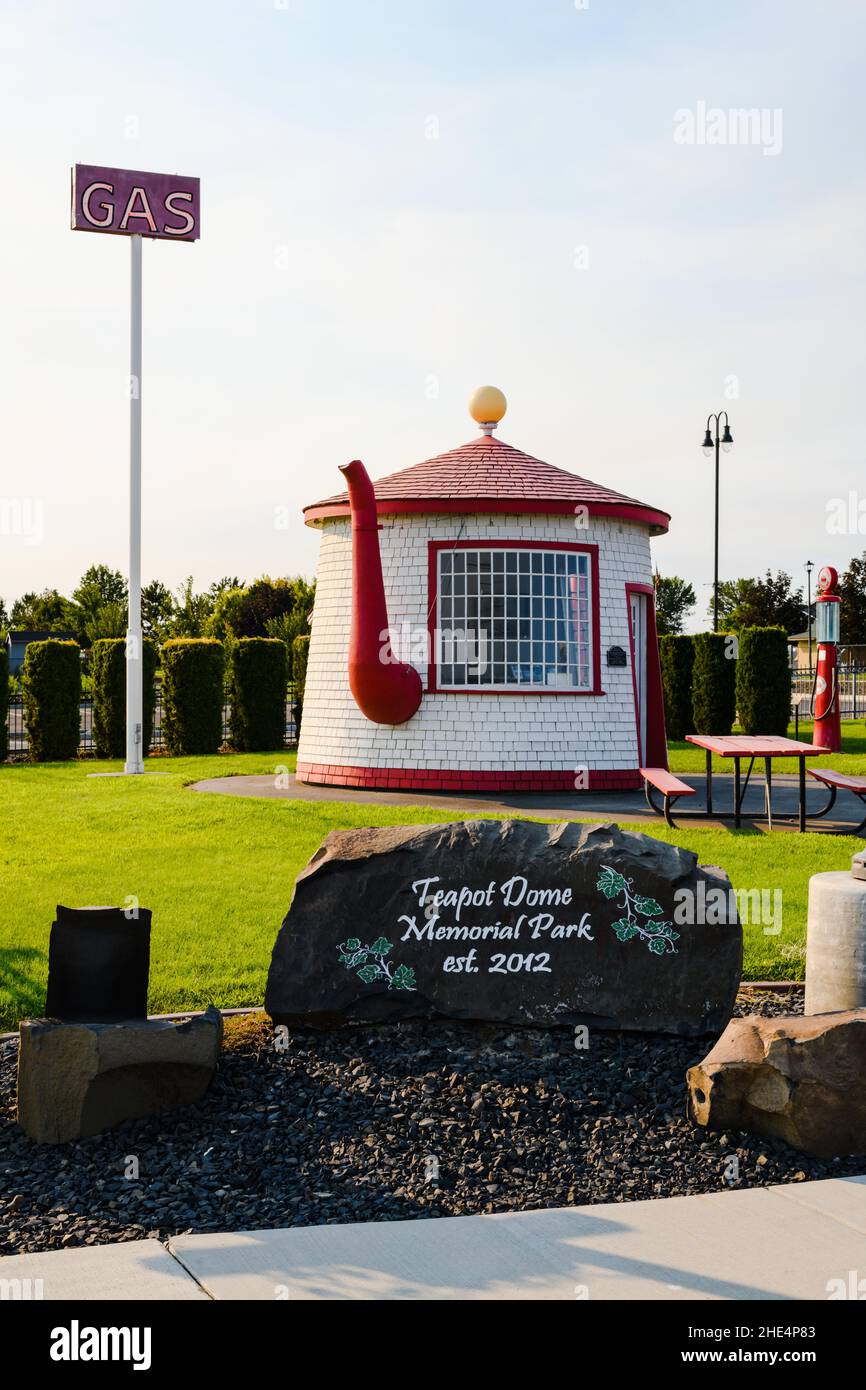 Zillah, WA, EE.UU. 09 de agosto de 2021; Teapot Dome Memorial Park en