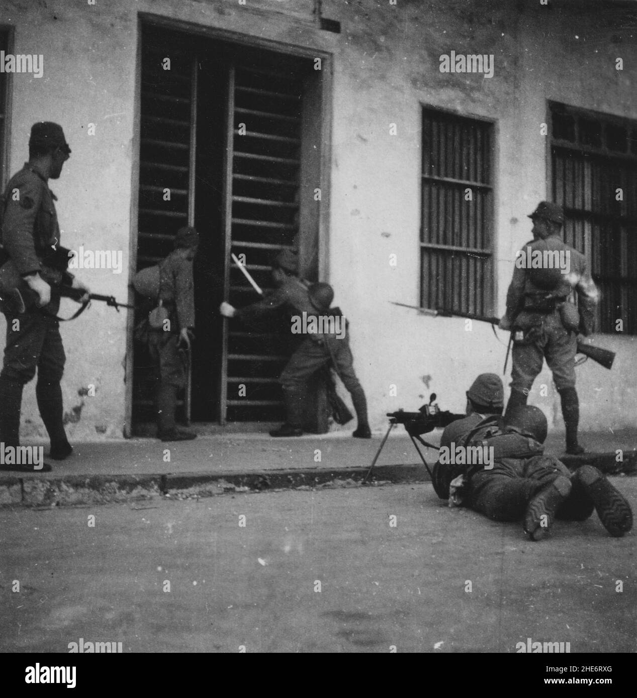 Segunda Guerra SinoJaponesa, 19371945. Las tropas de la Fuerza de