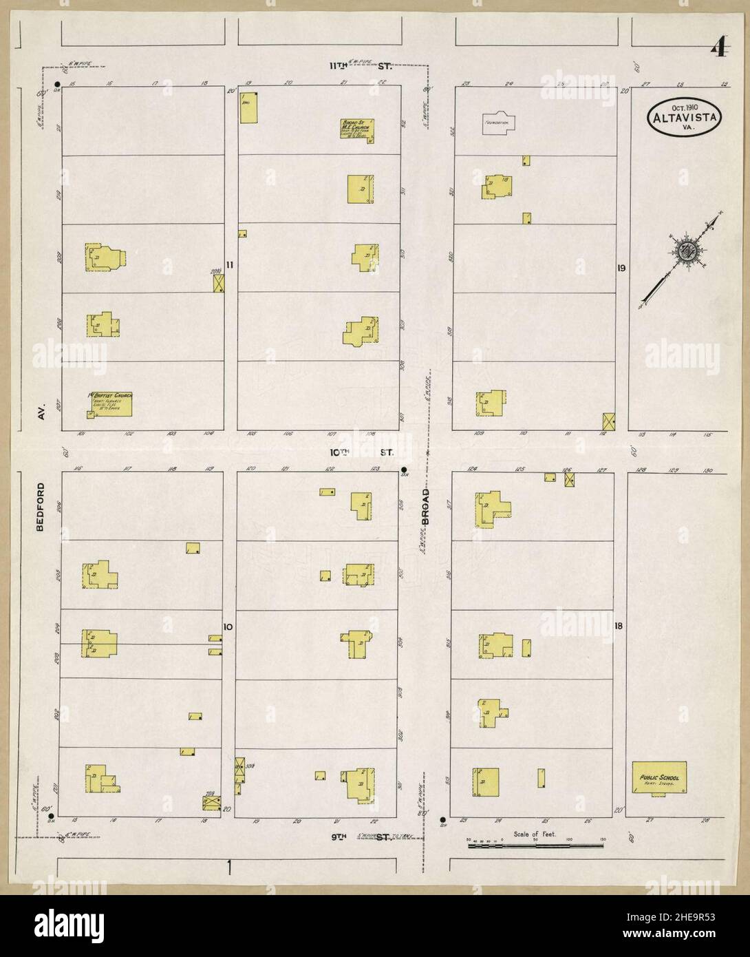 Mappa di altavista virginia fotografías e imágenes de alta resolución