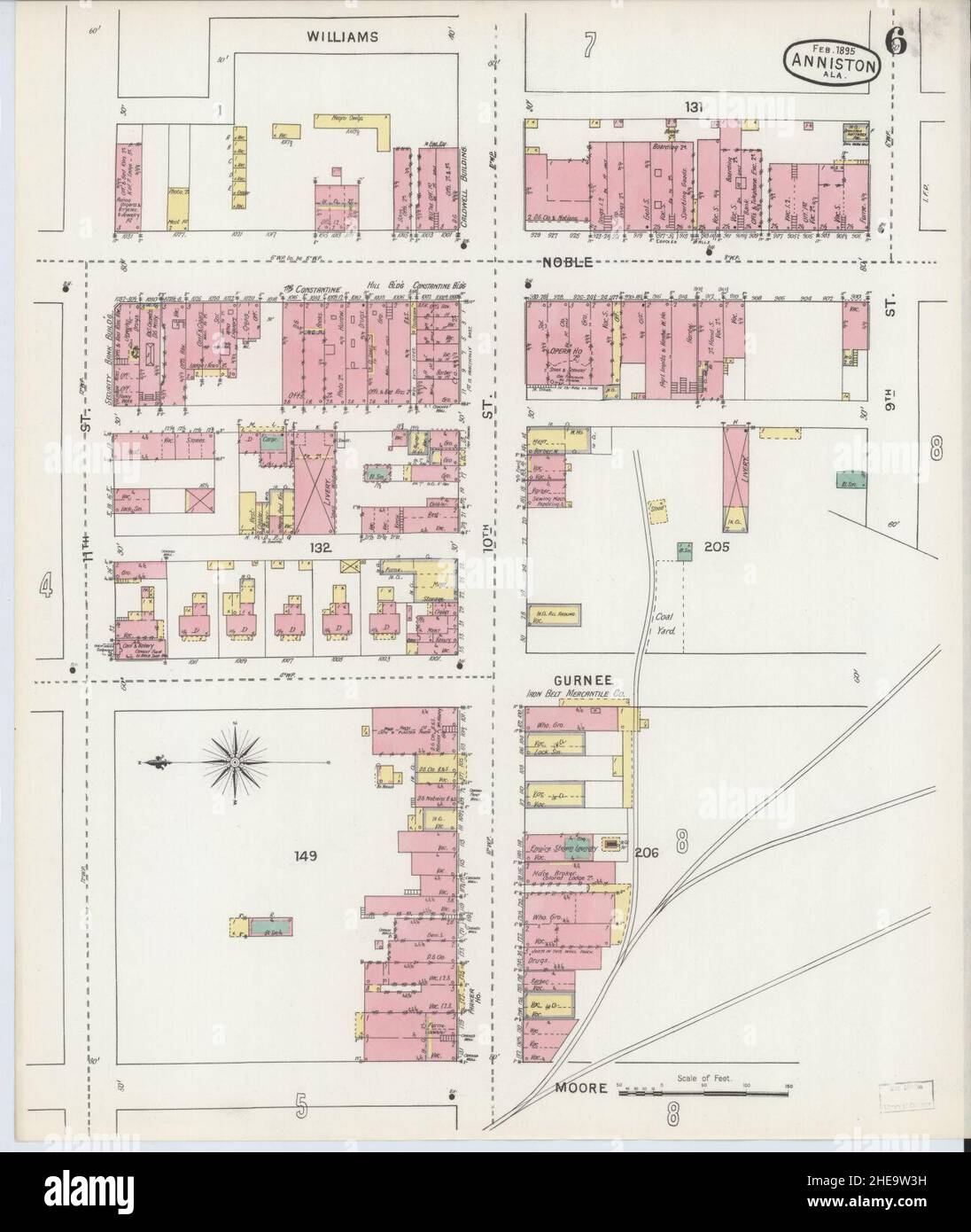 Mapa de anniston alabama fotografías e imágenes de alta resolución Alamy