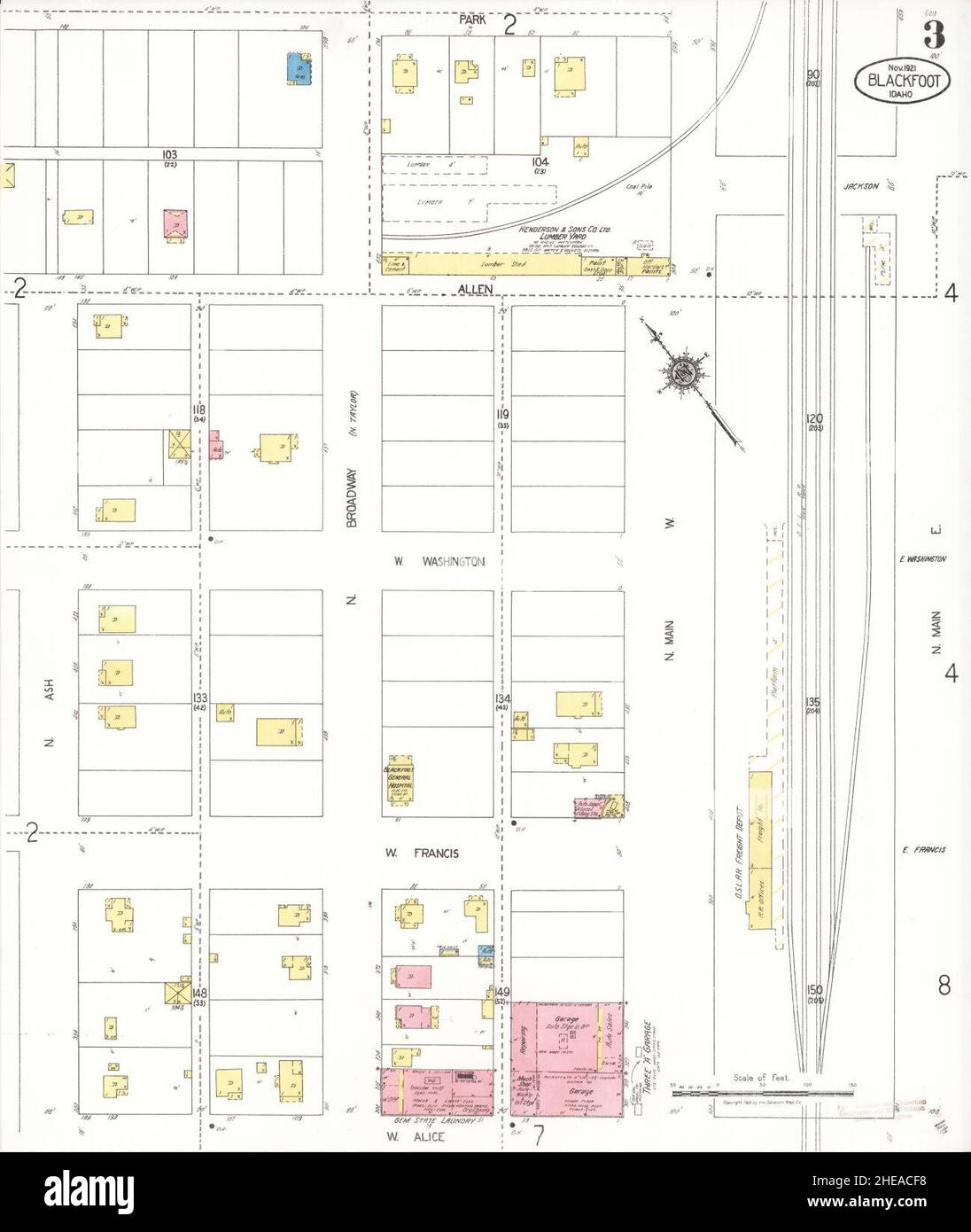 Mappa di idaho blackfoot fotografías e imágenes de alta resolución Alamy