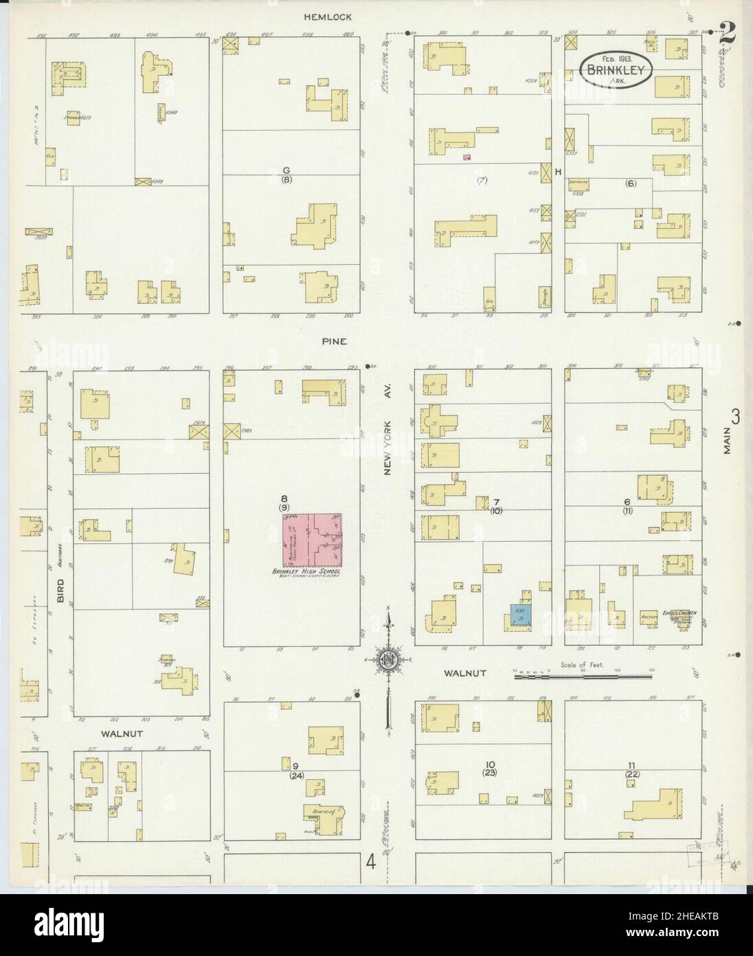 Mapa de brinkley arkansas fotografías e imágenes de alta resolución Alamy