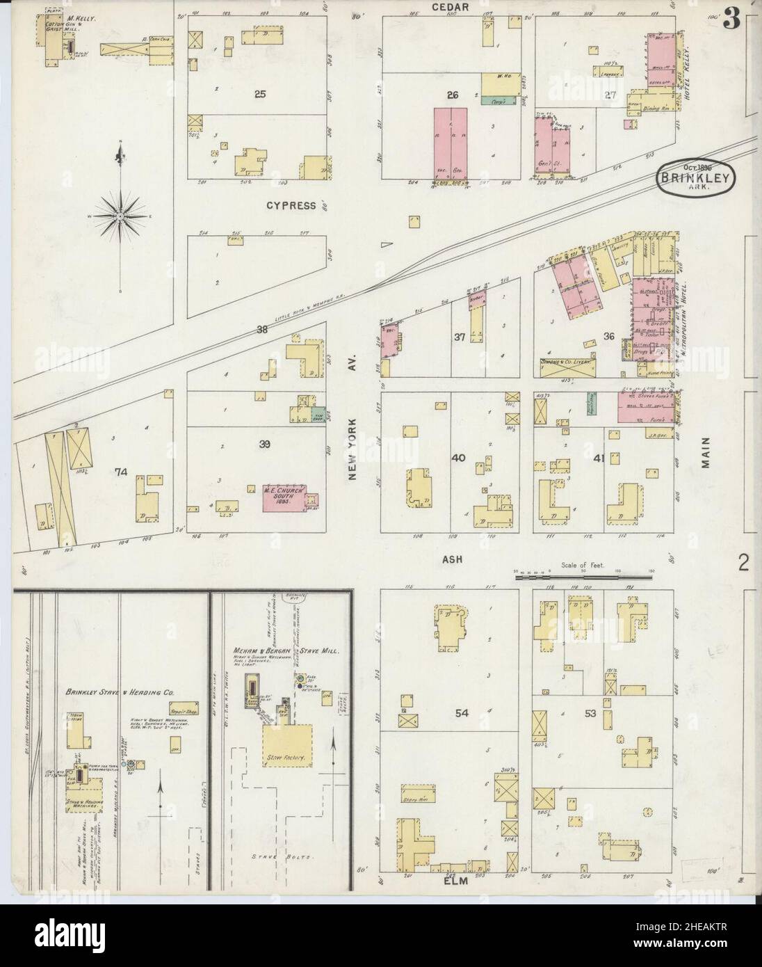 Mapa de brinkley arkansas fotografías e imágenes de alta resolución Alamy