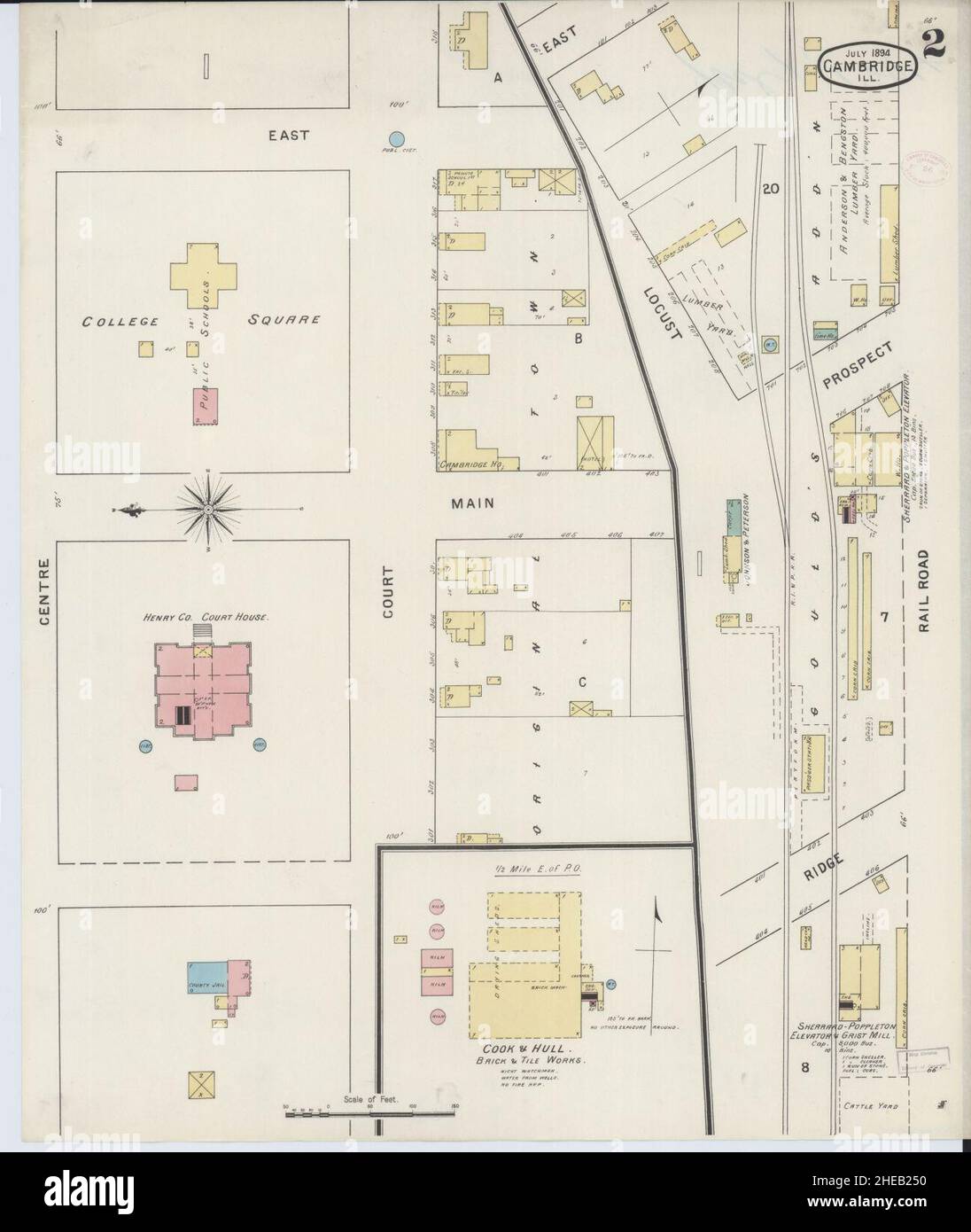 Mapa de cambridge illinois fotografías e imágenes de alta resolución Alamy