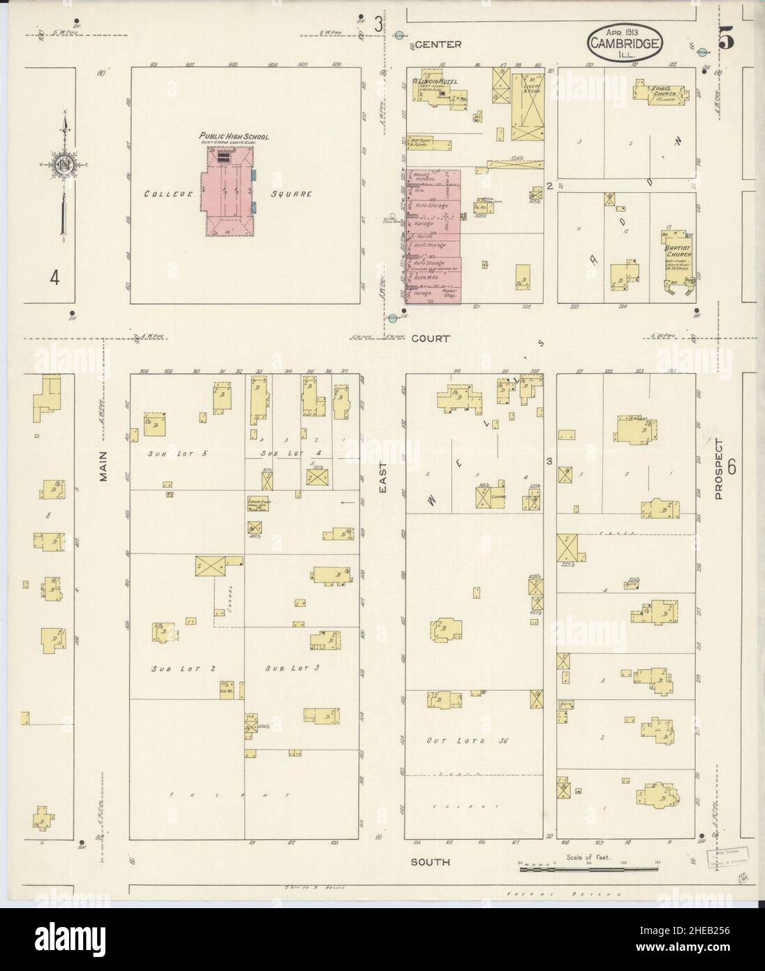 Mapa de cambridge illinois fotografías e imágenes de alta resolución Alamy