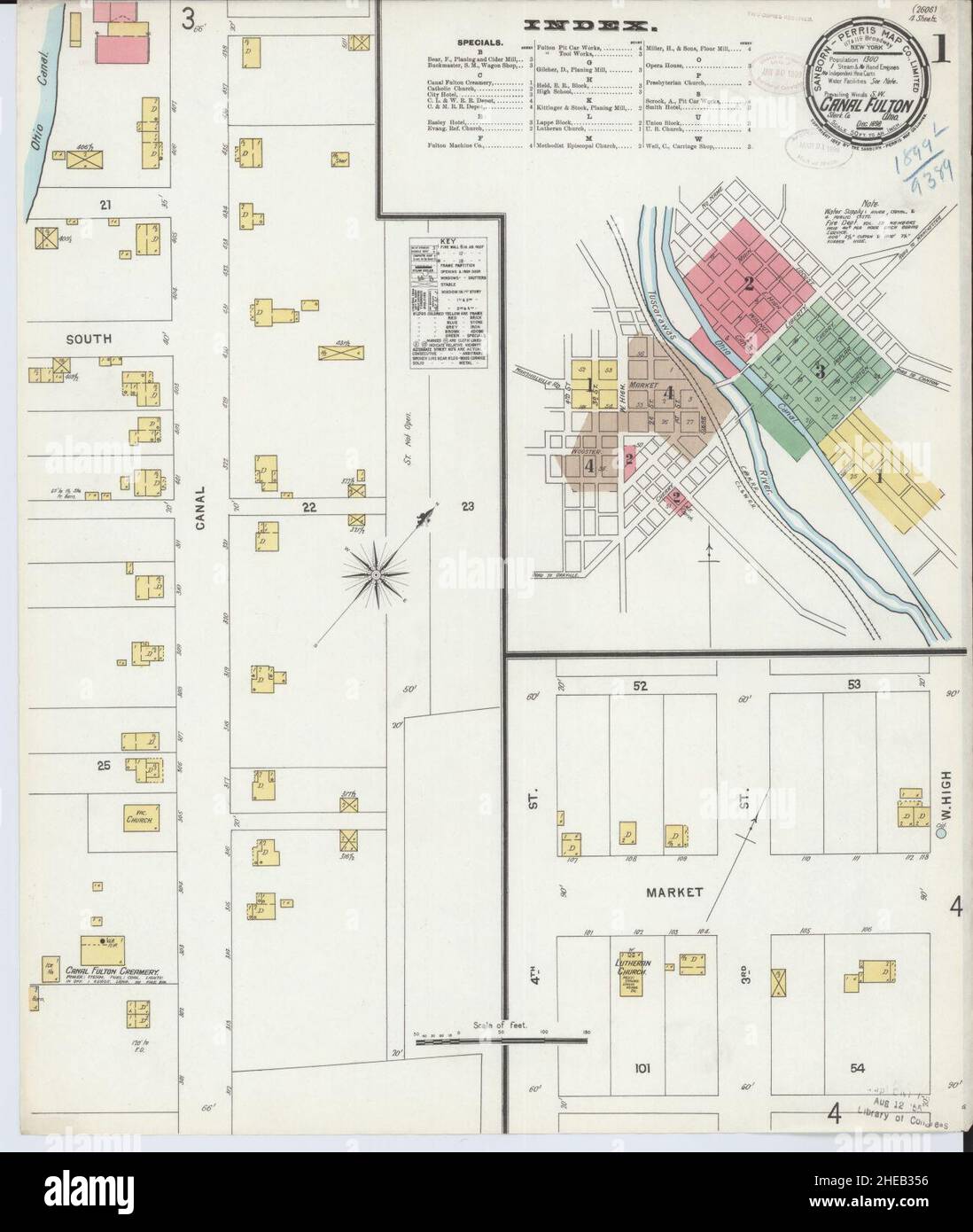 Mapa del canal fulton fotografías e imágenes de alta resolución Alamy