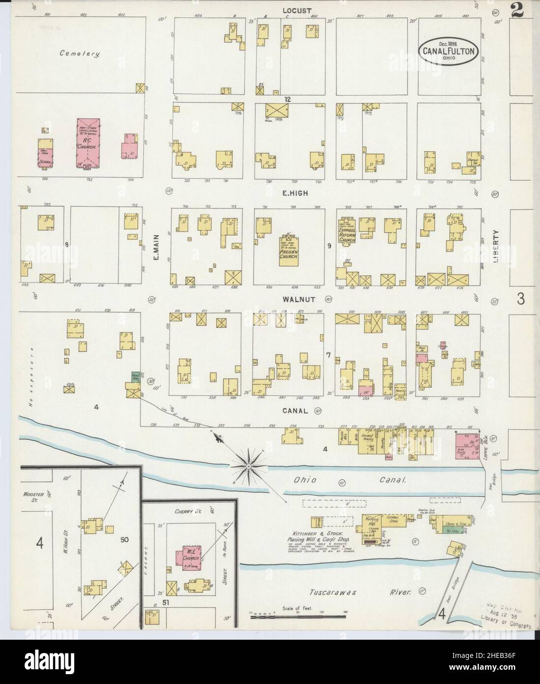 Mapa de canal fulton ohio fotografías e imágenes de alta resolución Alamy