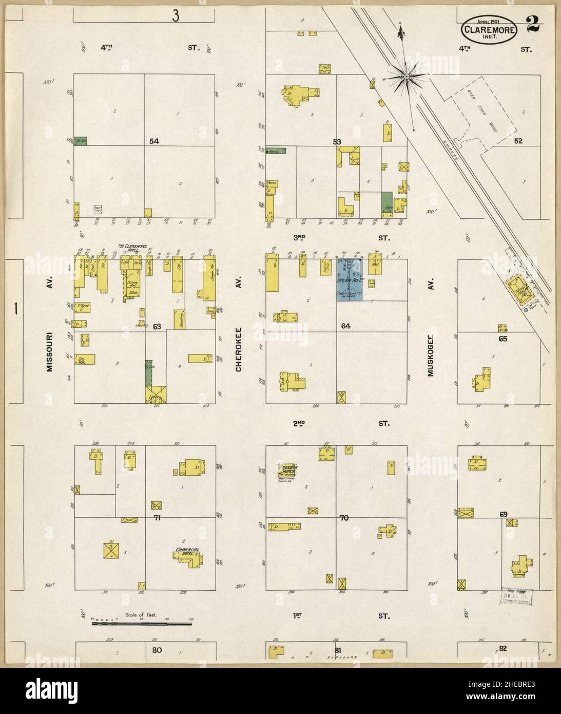 Mapa de claremore fotografías e imágenes de alta resolución Alamy