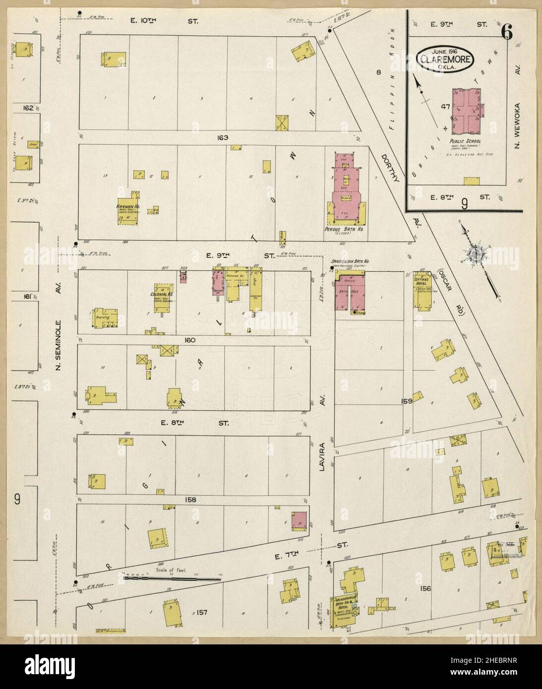 Mapa de claremore fotografías e imágenes de alta resolución Alamy