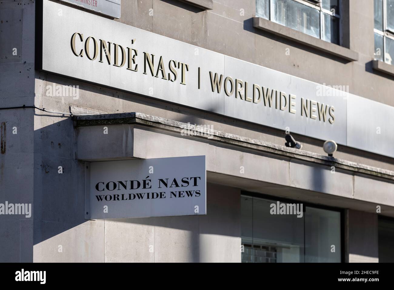 Condé Nast Publications at Vogue House, 1 Hanover Square, Mayfair, Londres, Inglaterra, REINO UNIDO Foto de stock