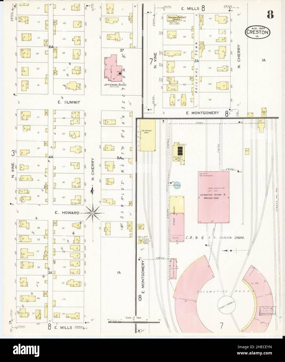 Mapa de creston iowa fotografías e imágenes de alta resolución Alamy