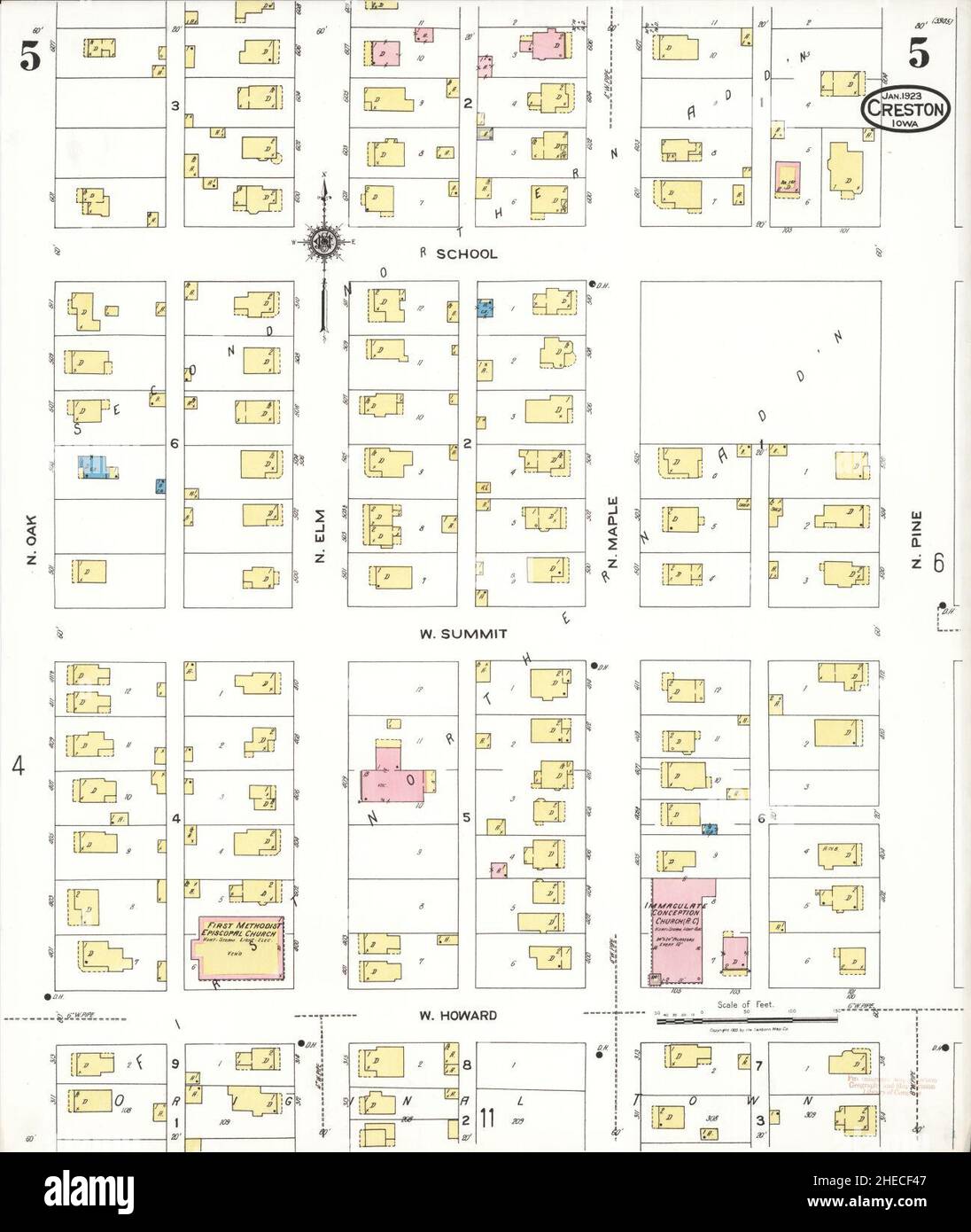 Mapa de creston iowa fotografías e imágenes de alta resolución Alamy