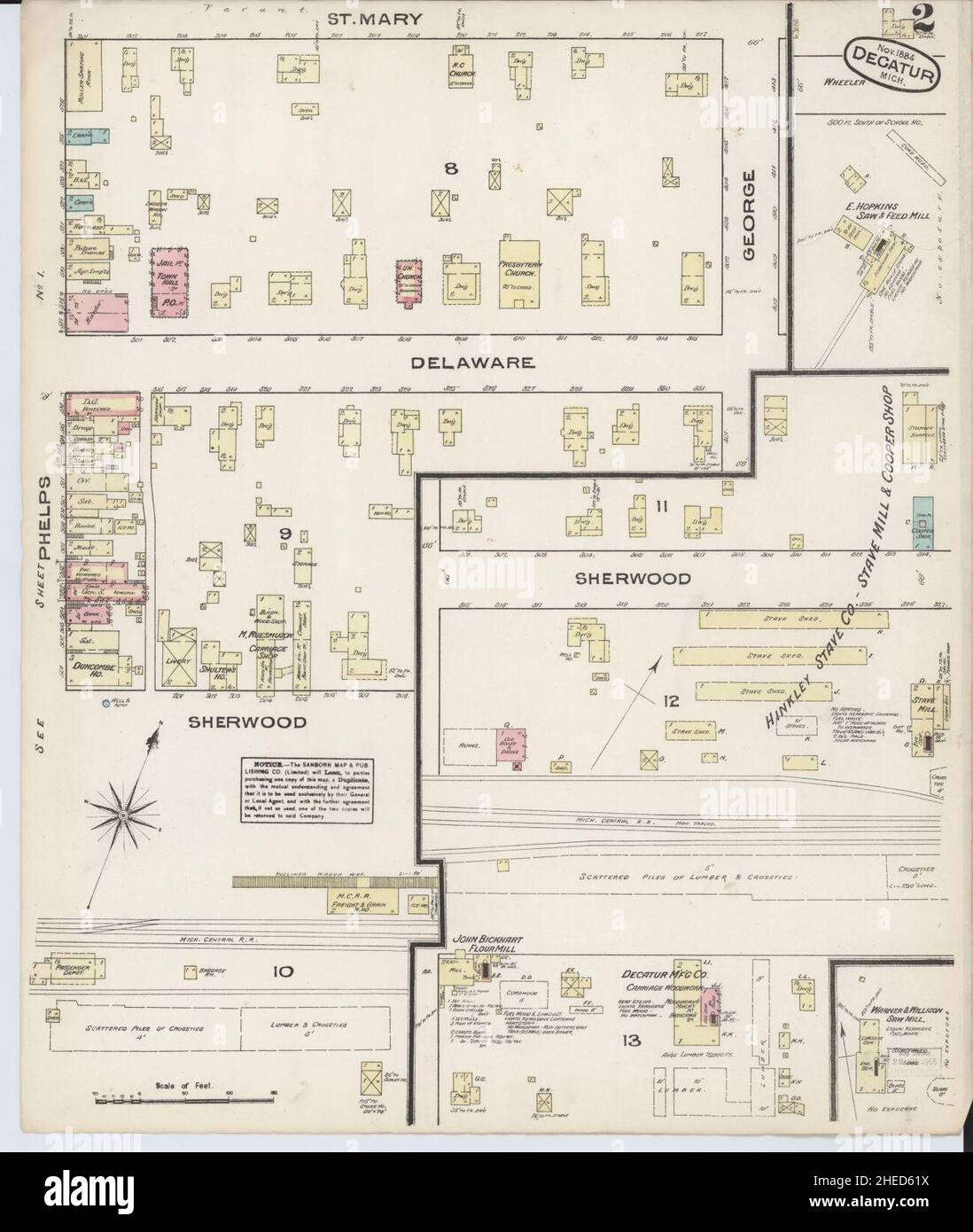 Mapa de decatur michigan fotografías e imágenes de alta resolución Alamy