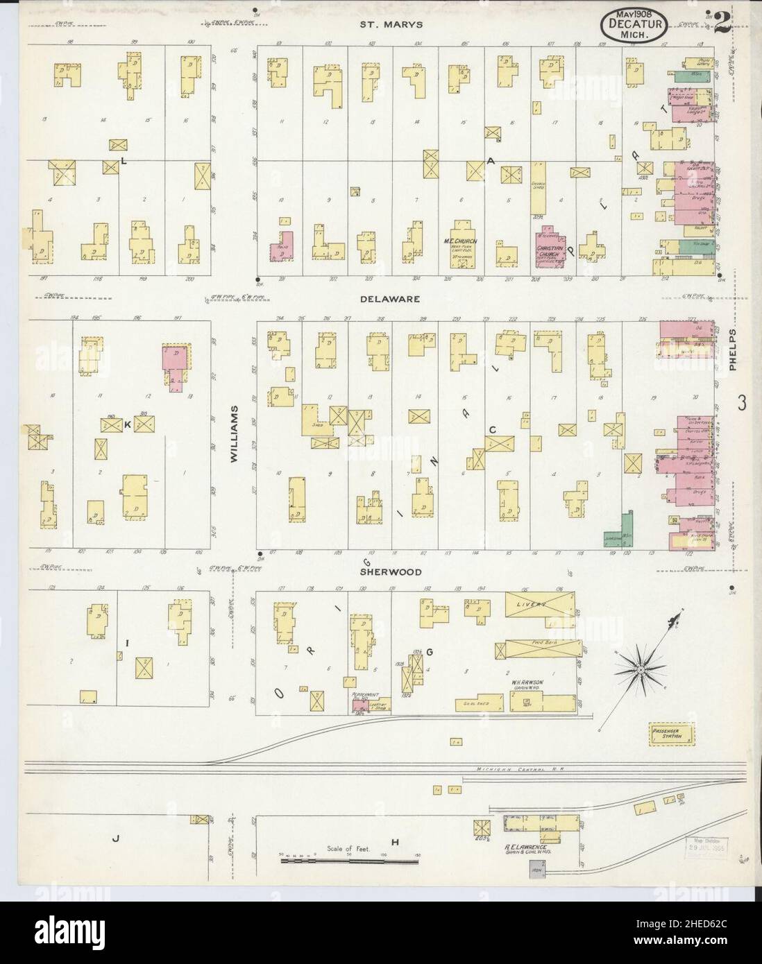 Mapa de decatur michigan fotografías e imágenes de alta resolución Alamy
