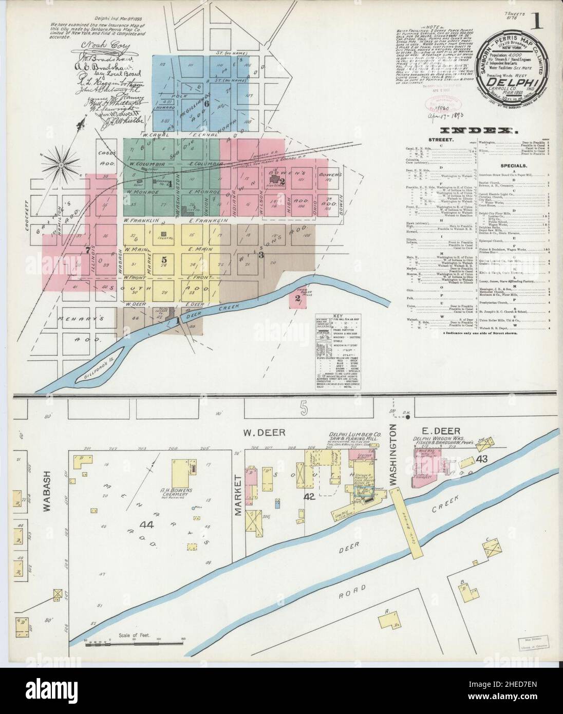 Mapa de delphi indiana fotografías e imágenes de alta resolución Alamy