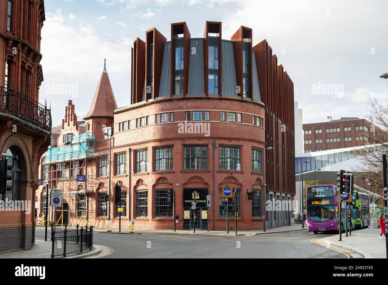 Liverpool, Reino Unido: Chancery House, Paradise Street. Antiguo Instituto Gordon  Smith para Seamen, ahora restaurante Churrasco Steakhouse Fotografía de  stock - Alamy