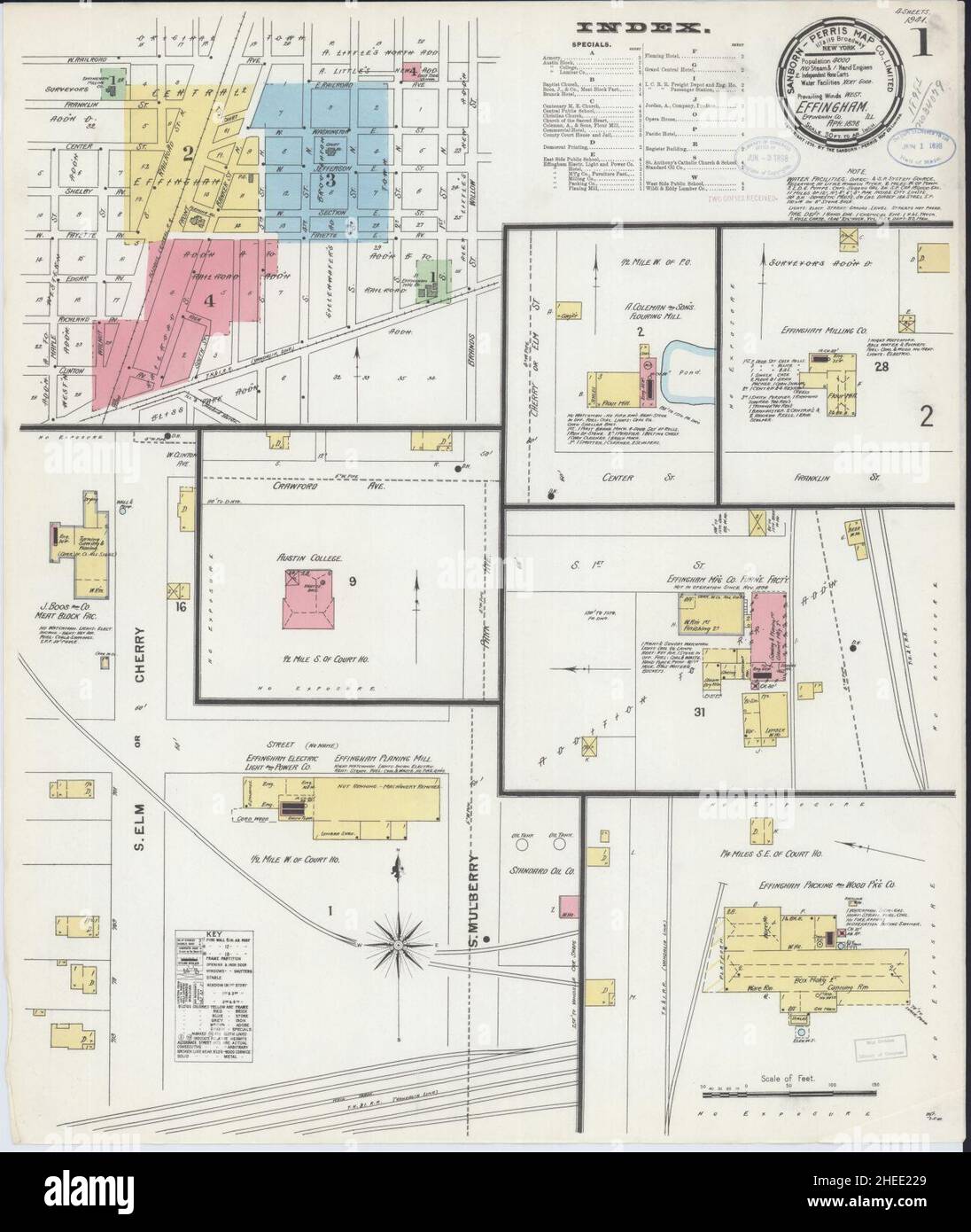 Mappa di effingham fotografías e imágenes de alta resolución Alamy