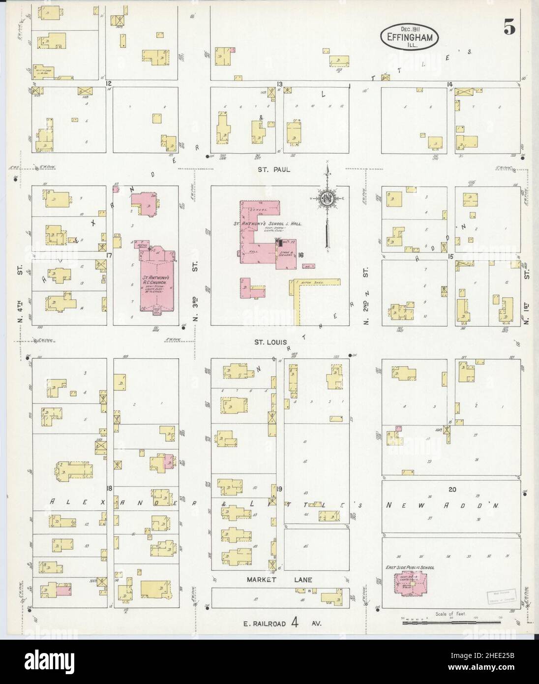 Mappa di effingham fotografías e imágenes de alta resolución Alamy