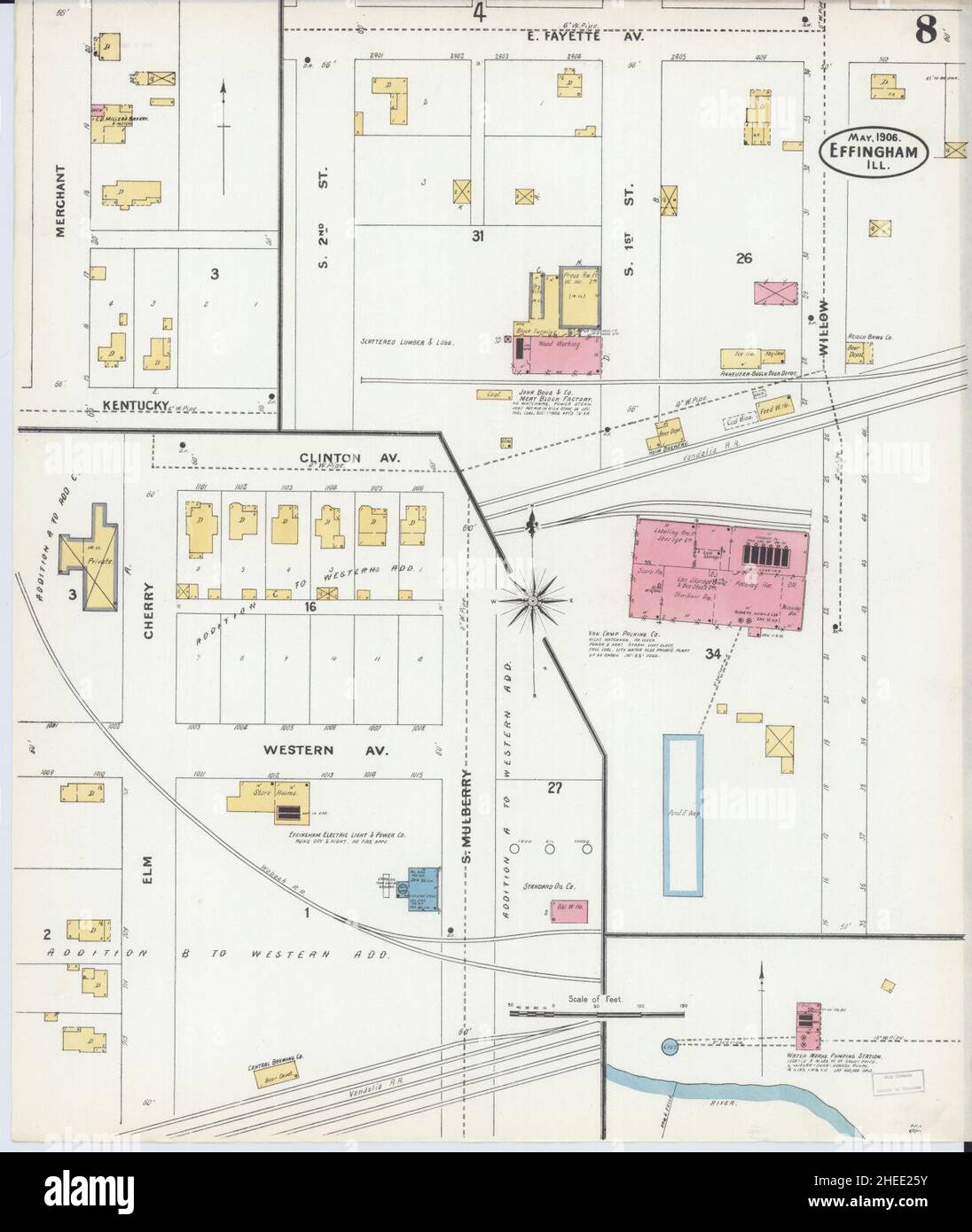 Mappa di effingham fotografías e imágenes de alta resolución Alamy