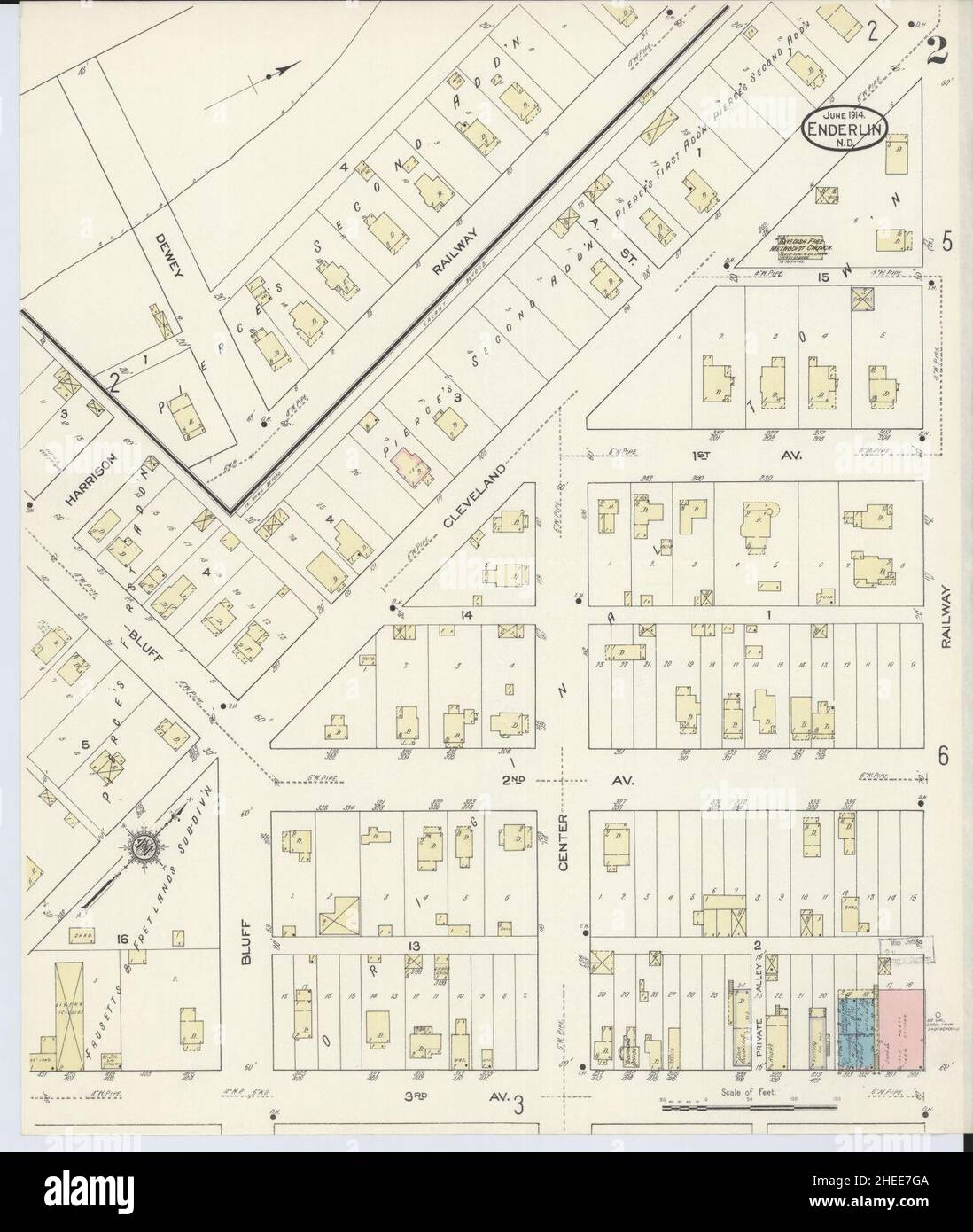 Mapa de enderlin dakota del norte fotografías e imágenes de alta resolución Alamy
