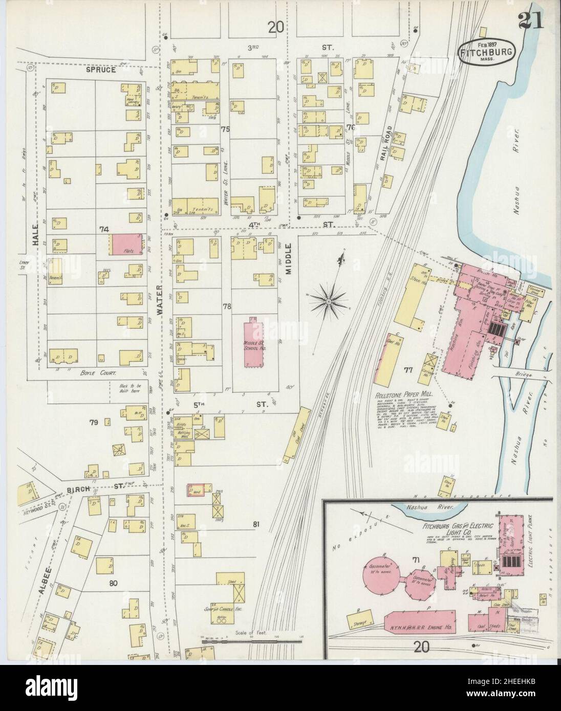 Mappa di fitchburg fotografías e imágenes de alta resolución Alamy