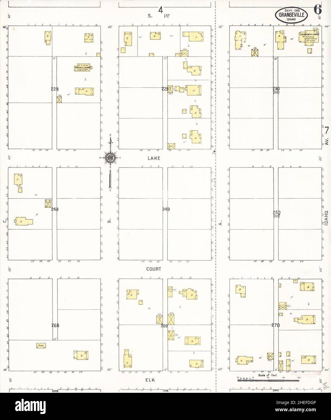 Mappa di grangeville fotografías e imágenes de alta resolución Alamy