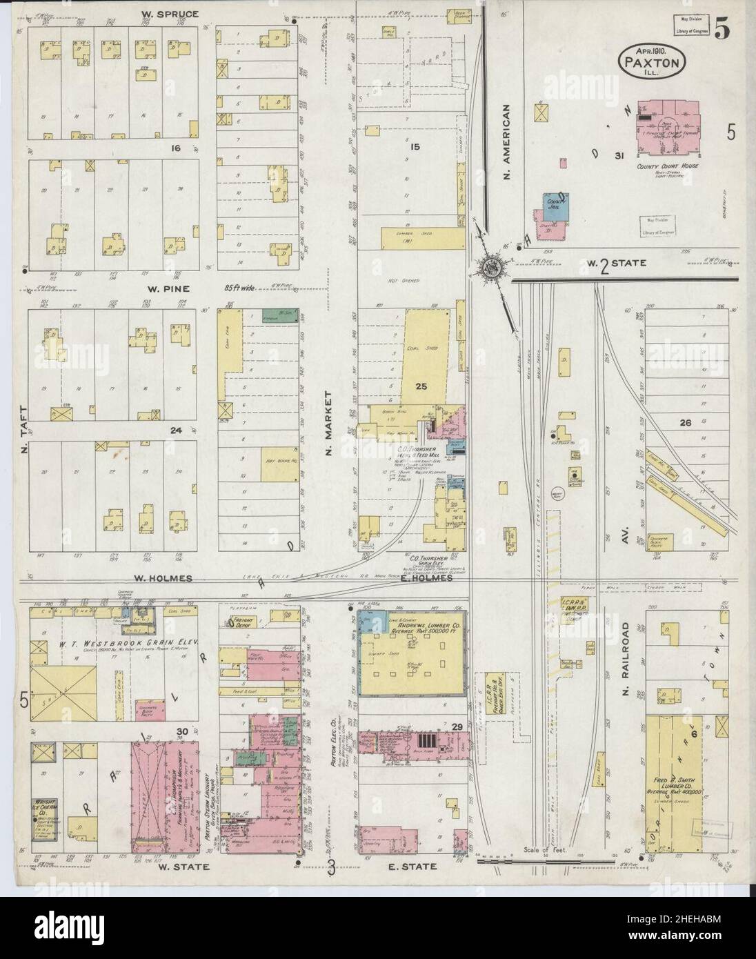 Mapa de paxton illinois fotografías e imágenes de alta resolución Alamy