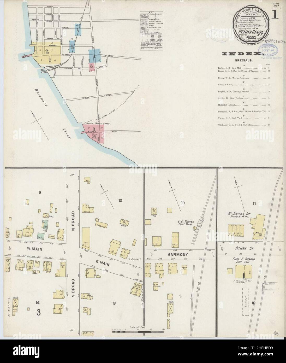 Mappa di penns grove fotografías e imágenes de alta resolución Alamy