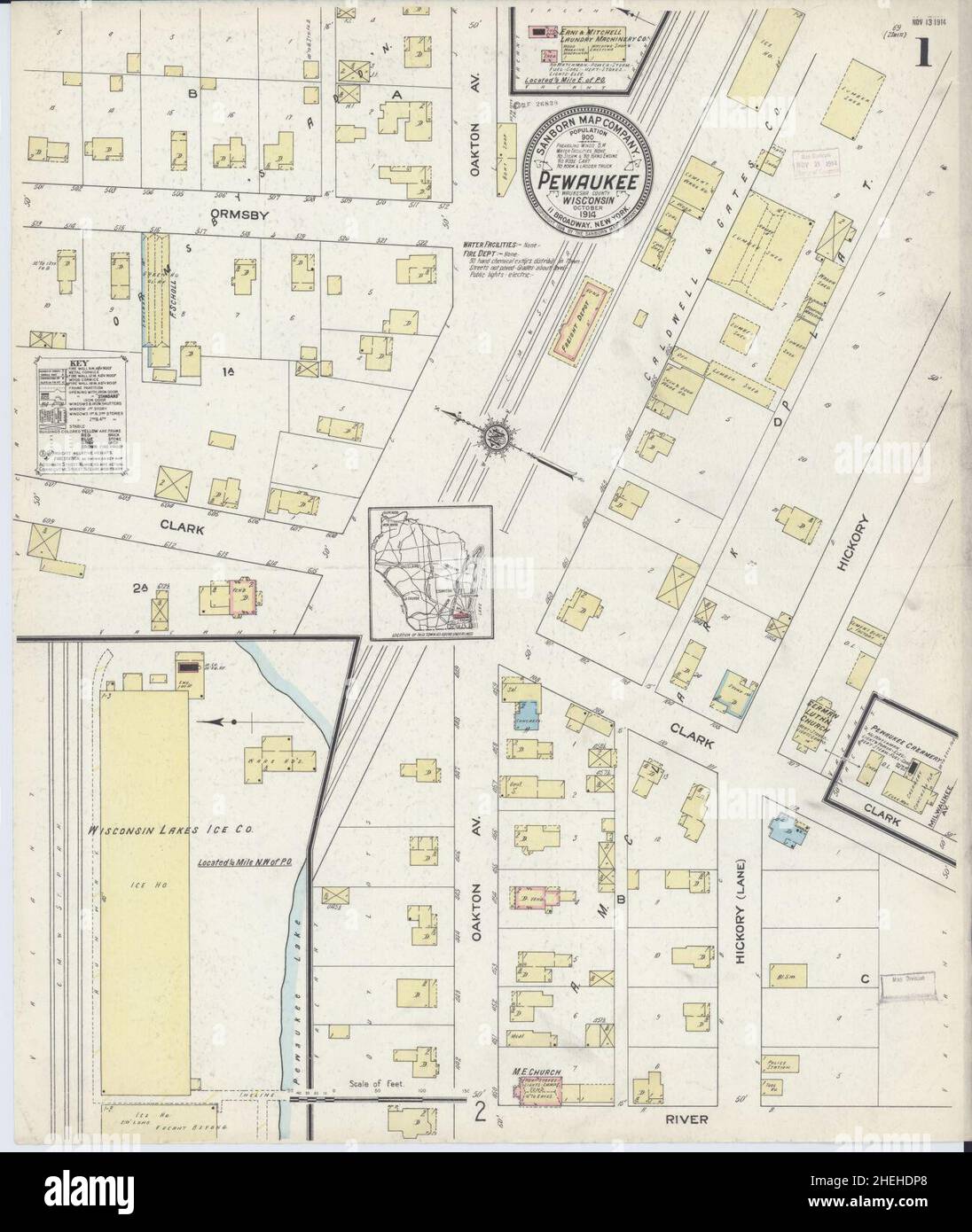 Mapa de pewaukee fotografías e imágenes de alta resolución Alamy