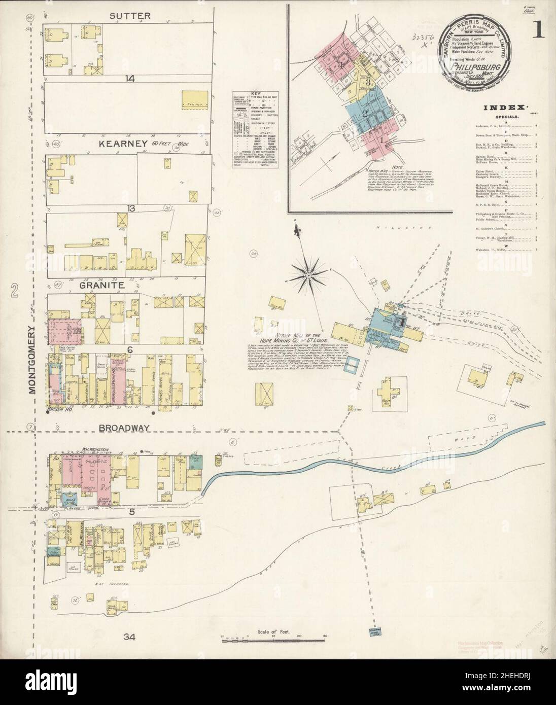 Mapa de philipsburg fotografías e imágenes de alta resolución Alamy