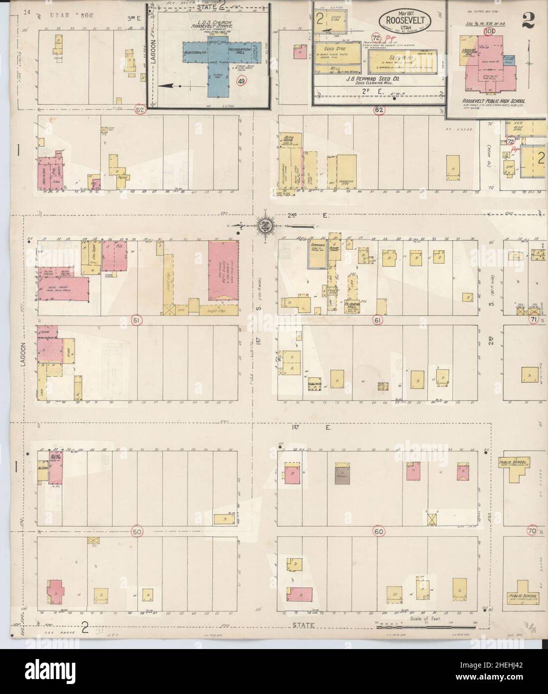 Mapa de roosevelt utah fotografías e imágenes de alta resolución Alamy