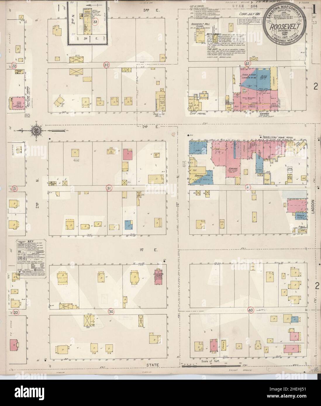 Mapa de roosevelt utah fotografías e imágenes de alta resolución Alamy