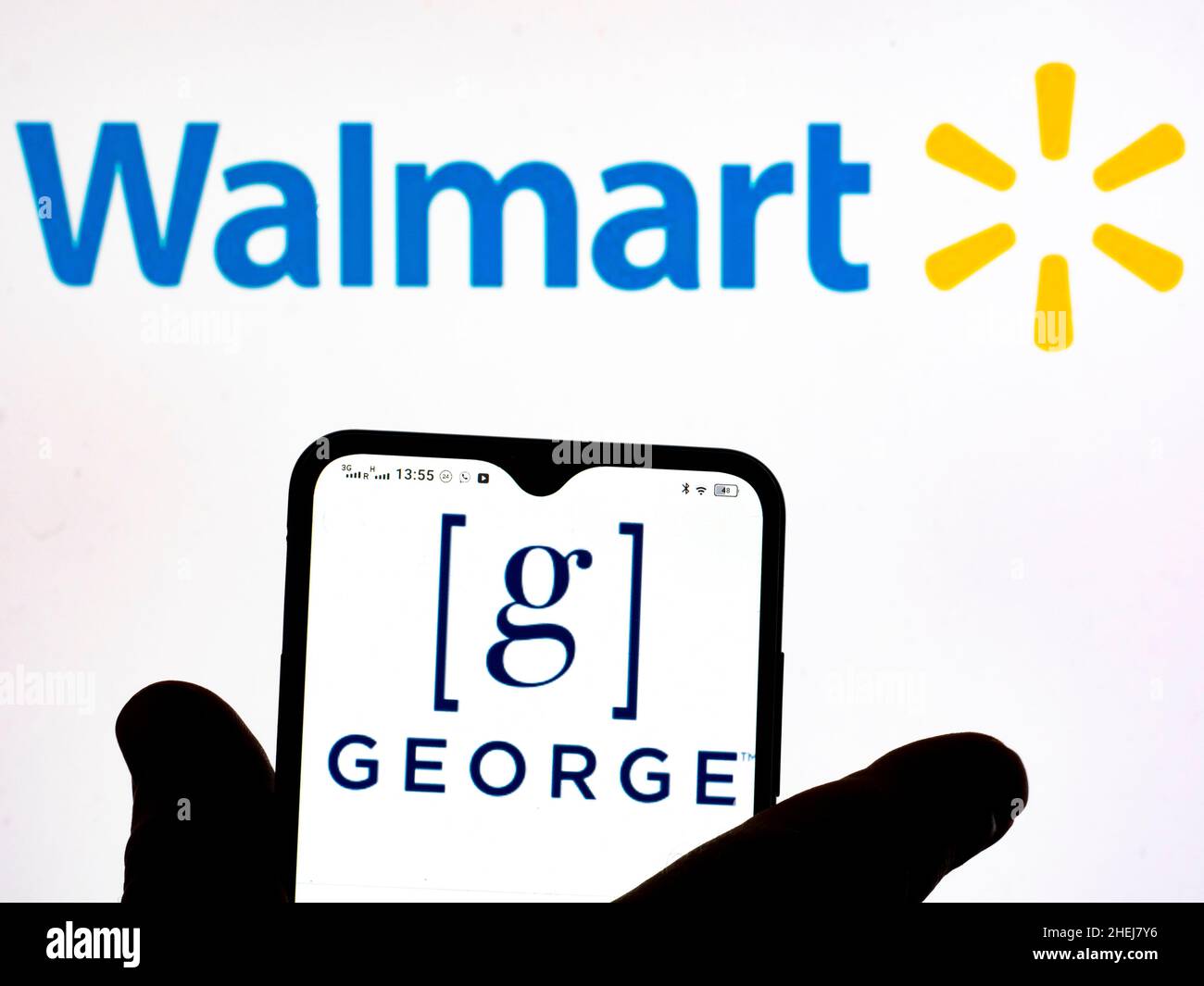 Blusa George Talla 42 Estampada Marino | Walmart