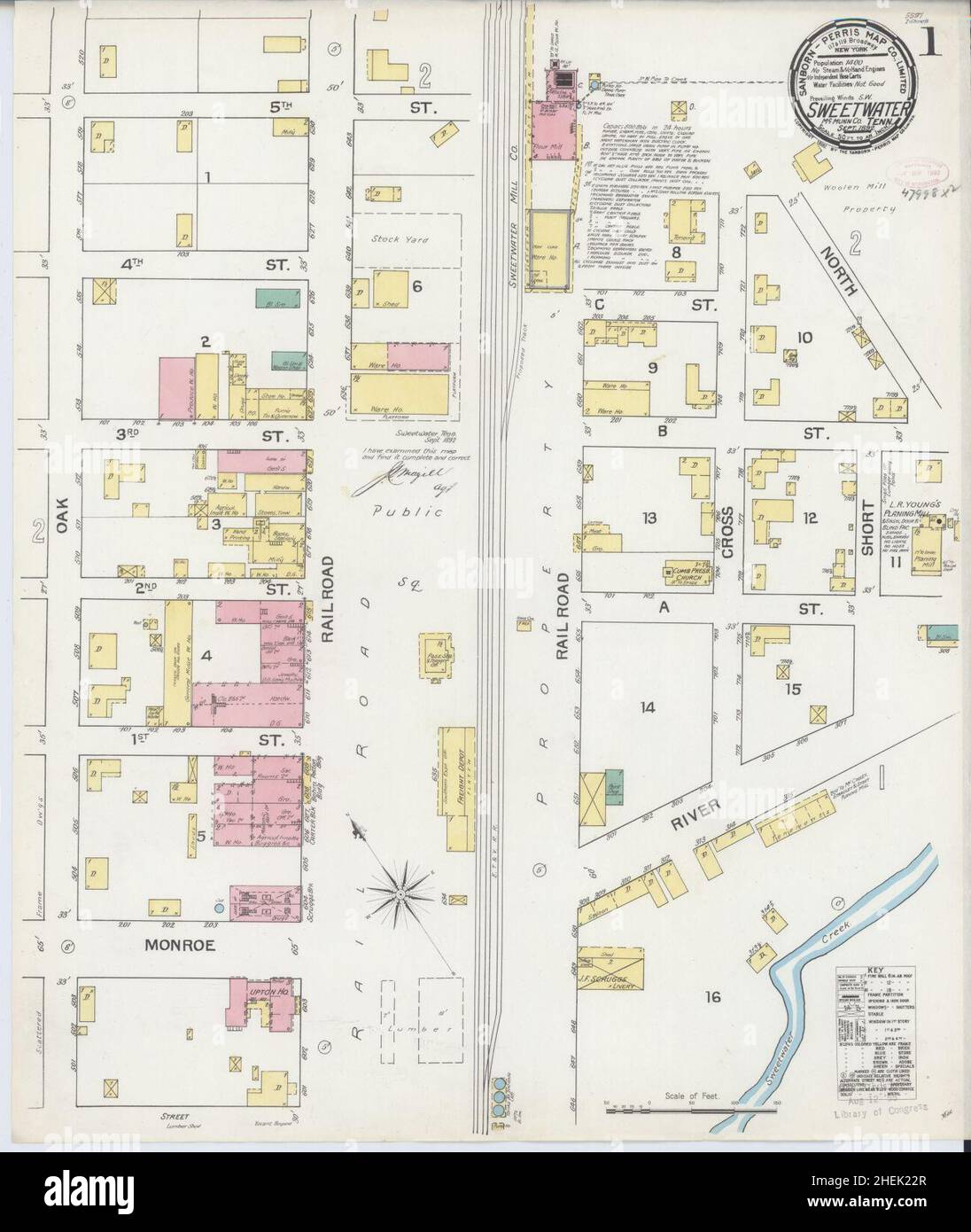 Mapa de sweetwater fotografías e imágenes de alta resolución Alamy
