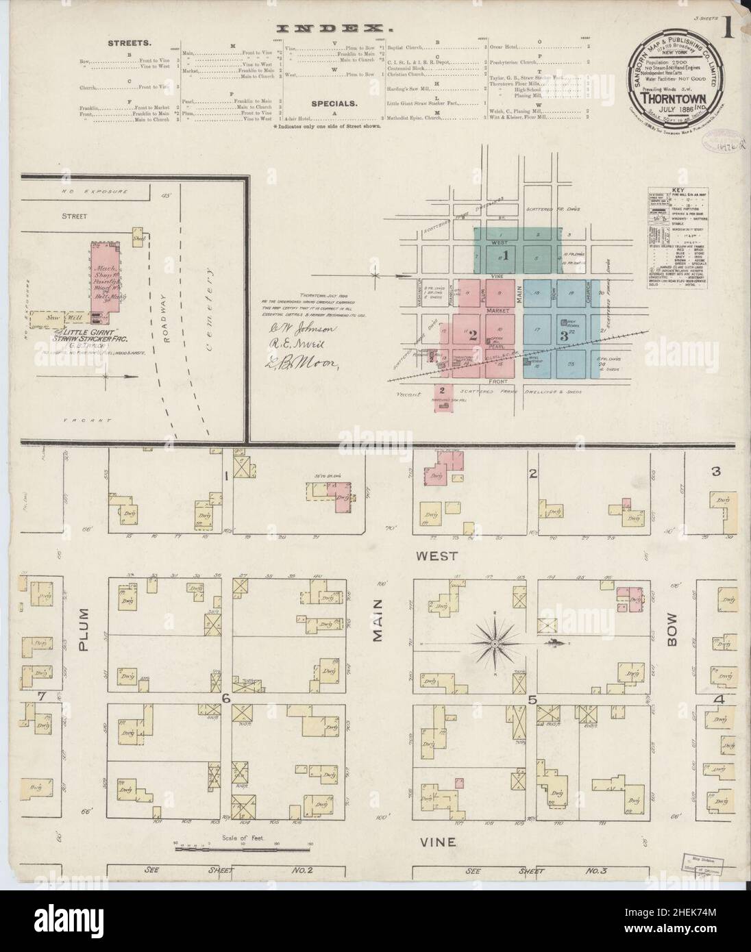 Mapa de thorntown fotografías e imágenes de alta resolución Alamy