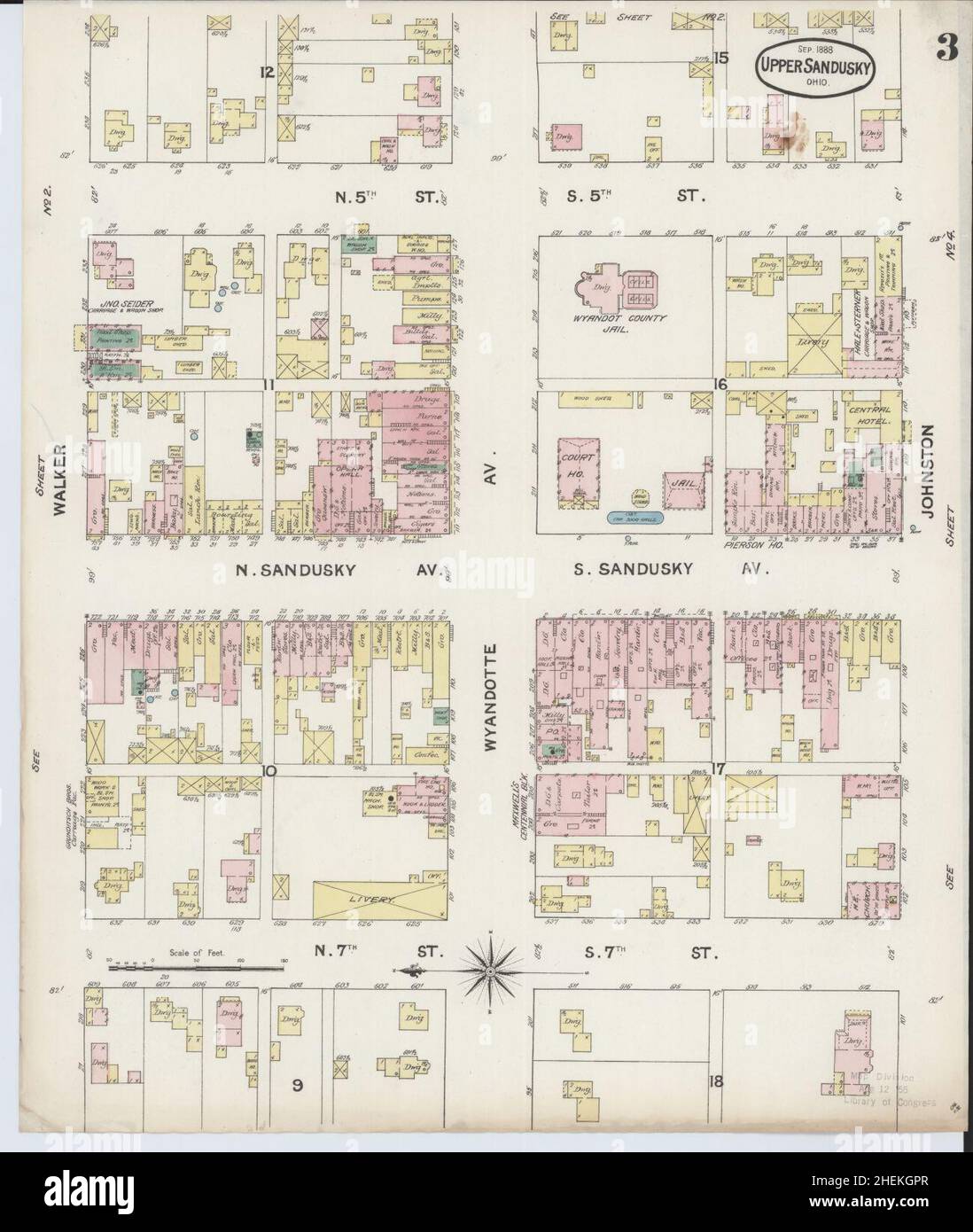 Mapa superior sandusky ohio fotografías e imágenes de alta resolución