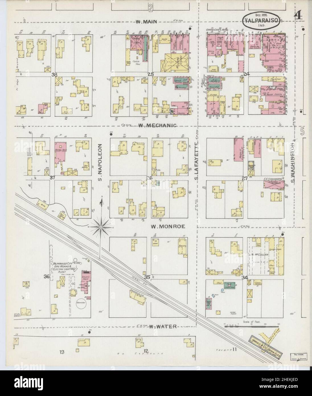 Valparaiso indiana mapa fotografías e imágenes de alta resolución Alamy