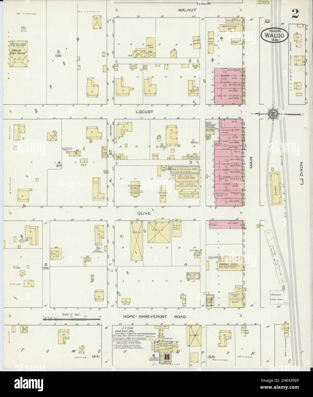 Mapa de waldo arkansas fotografías e imágenes de alta resolución Alamy