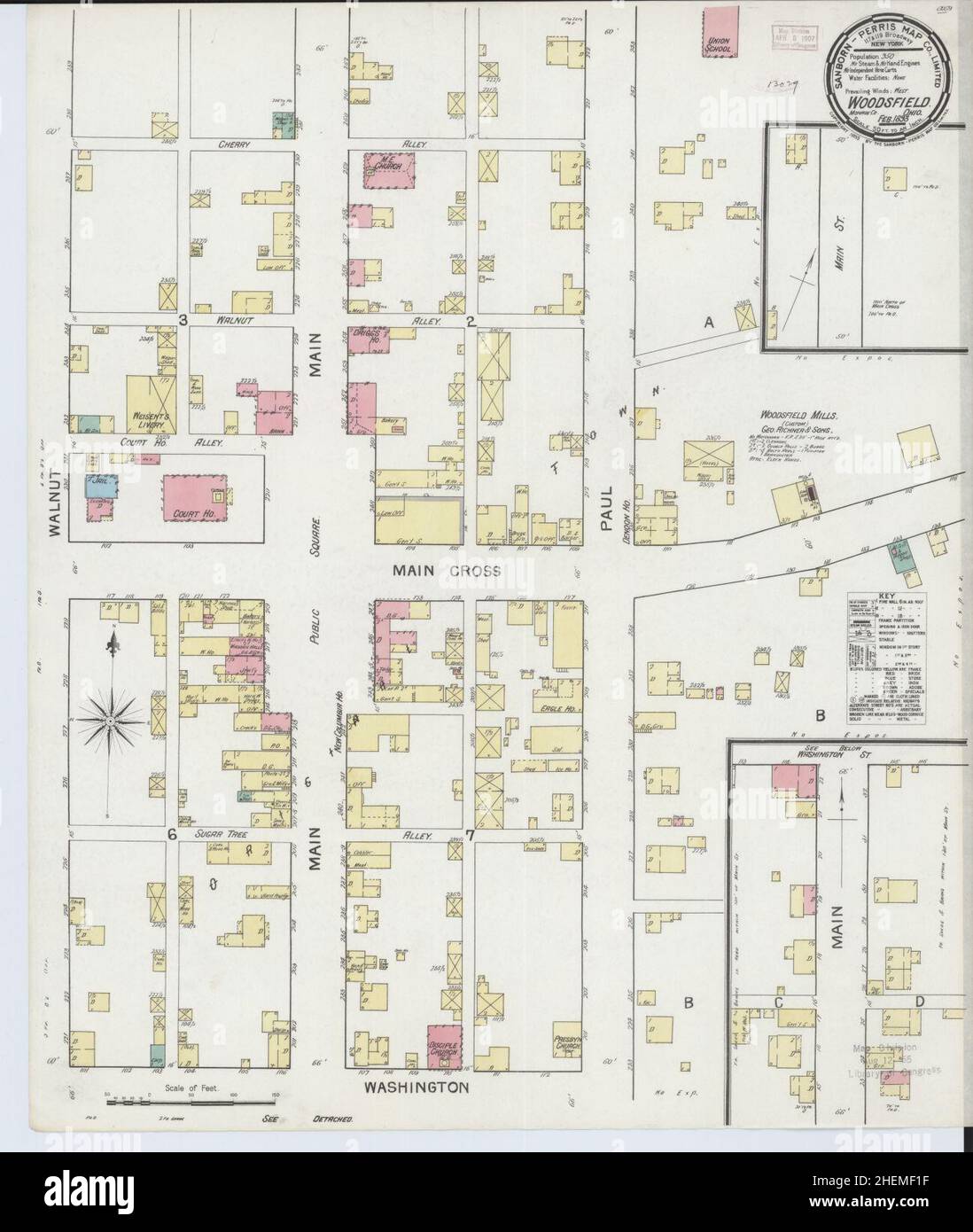 Mapa de woodsfield ohio fotografías e imágenes de alta resolución Alamy