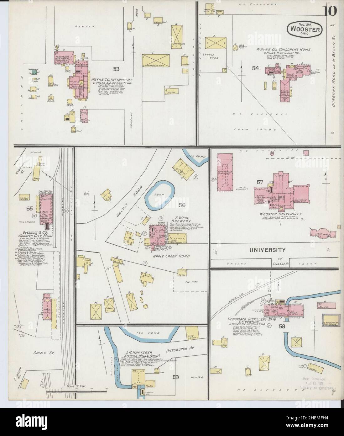 Mapa de wooster ohio fotografías e imágenes de alta resolución Alamy