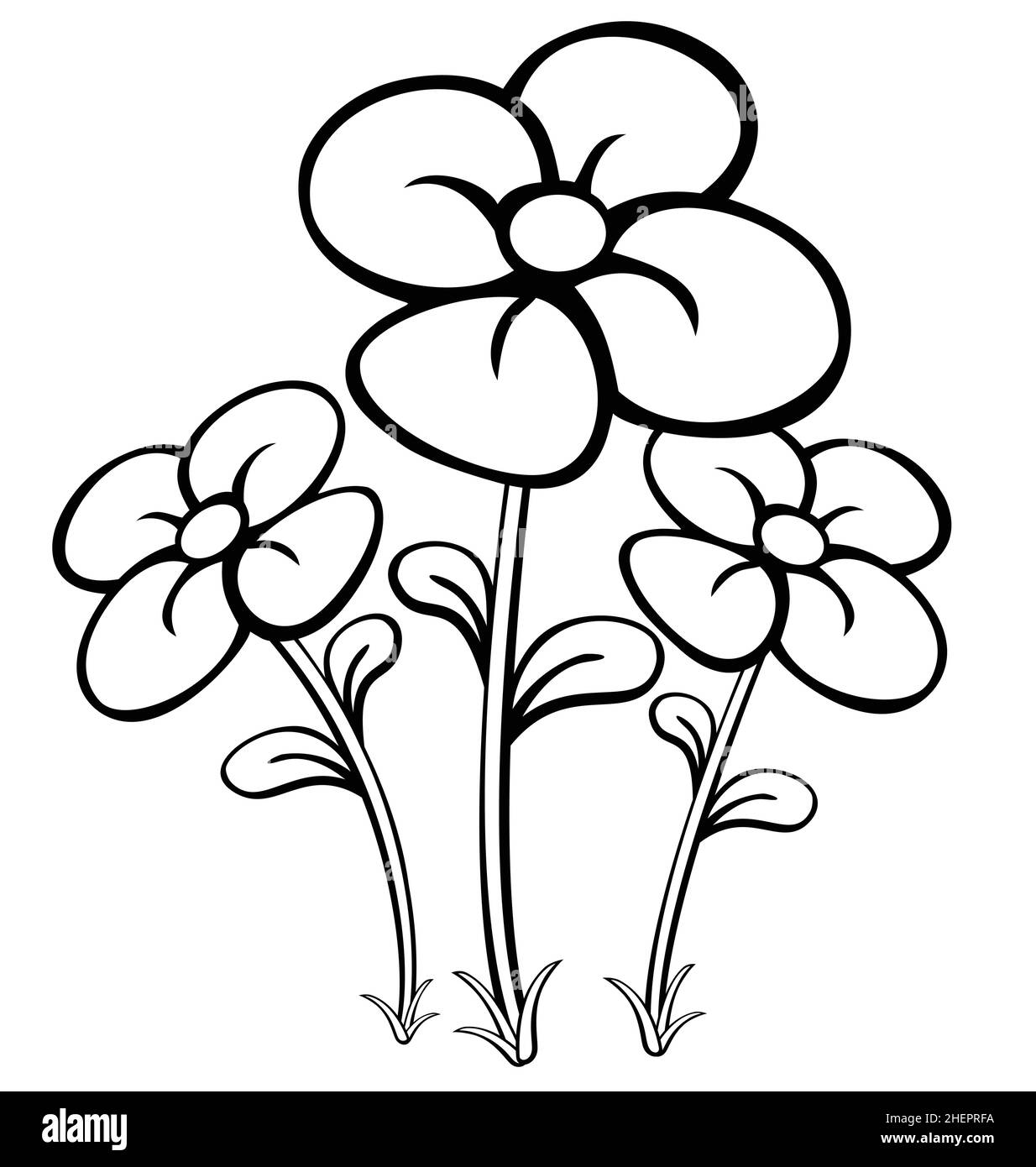 Cartoon flowers Imágenes de stock en blanco y negro - Alamy Cartoon flowers Imágenes de stock en blanco y negro - Alamy