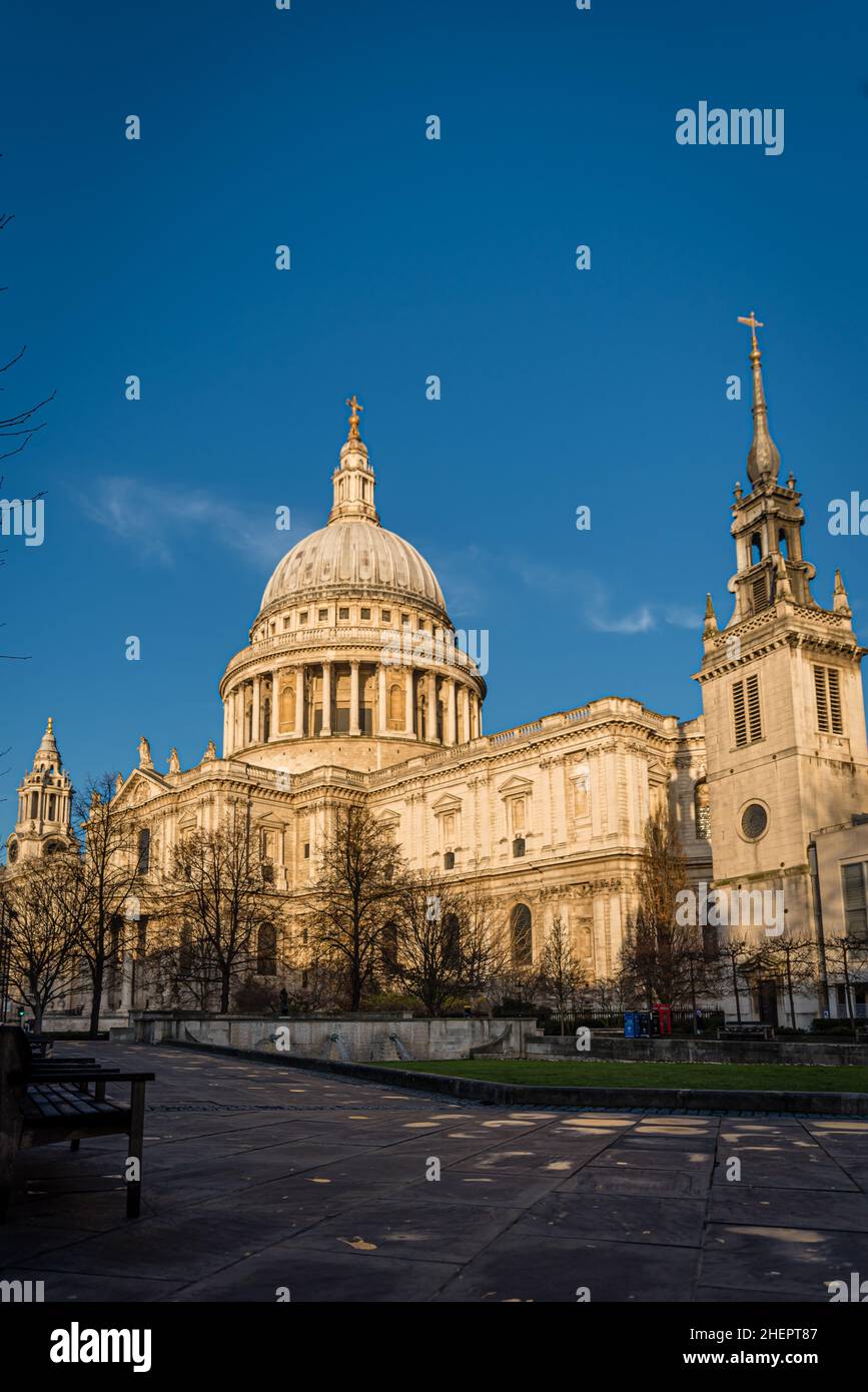 La Catedral de San Pablo, Londres, Reino Unido. Foto de stock