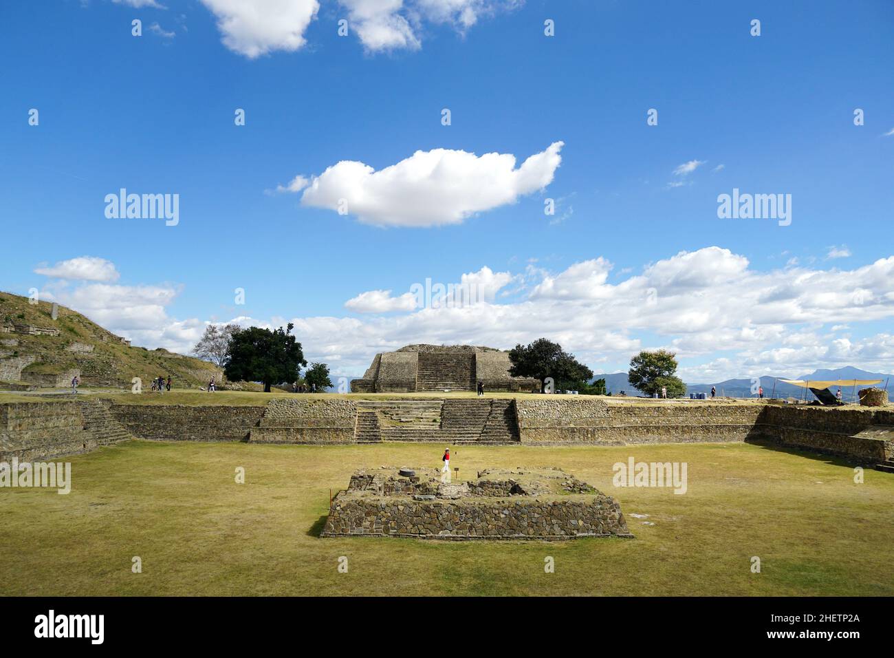 Monte Albán, ruinas zapotecas, yacimiento arqueológico precolombino